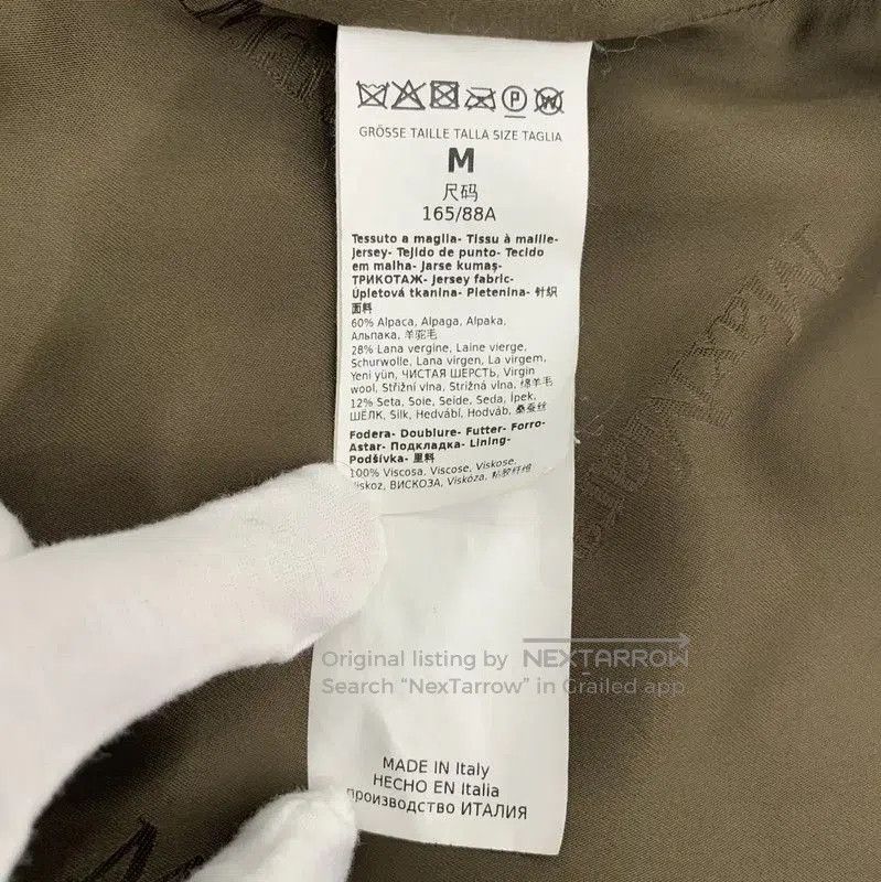 Max Mara MaxMara Olive Green Alpaca Wool Coat . Size M / US 6-8 / IT 42-44 - 7 Thumbnail