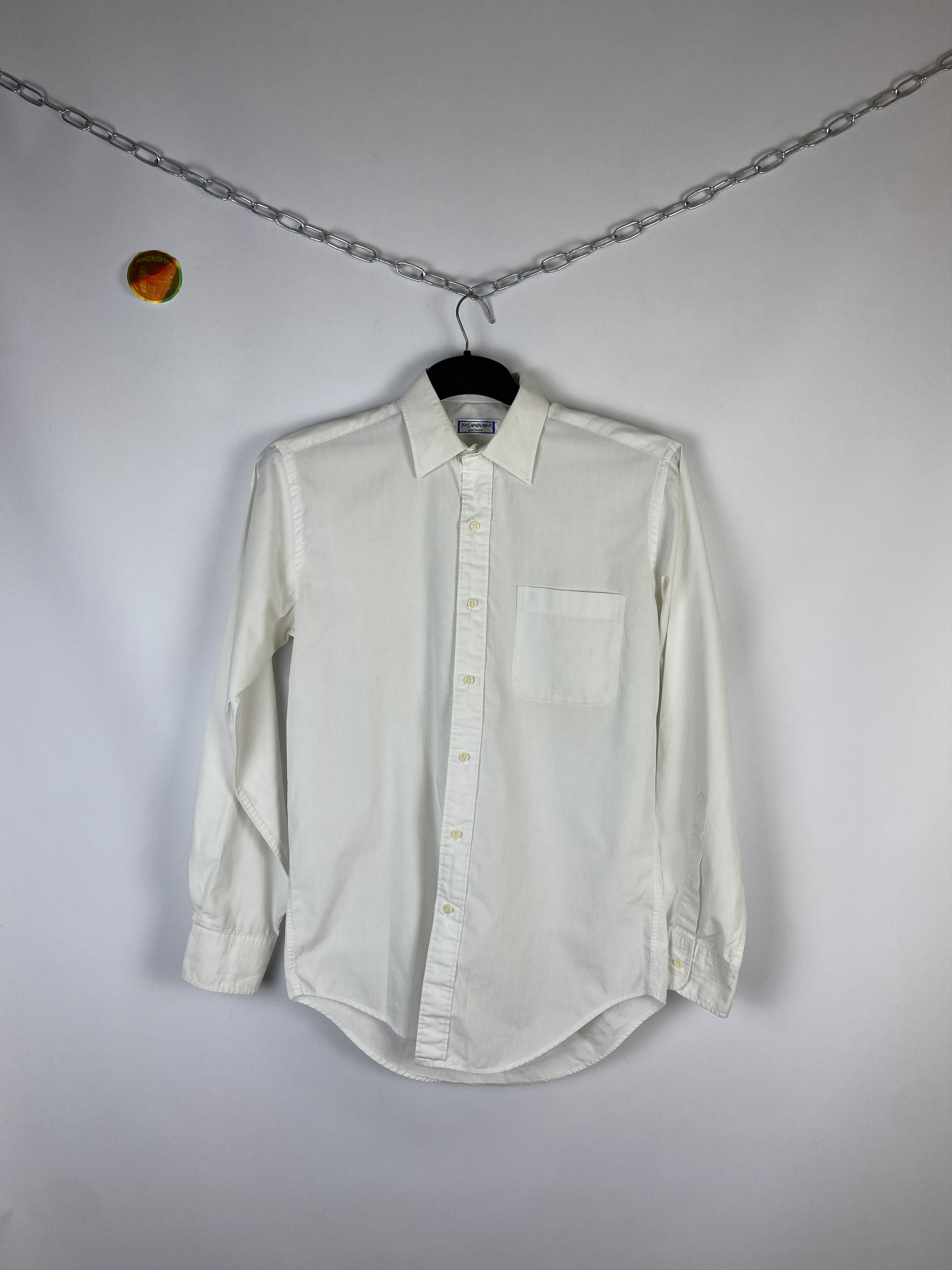 Vintage YSL YvesSaintLaurent Vintage Men’s Shirt Button Ups Size US M / EU 48-50 / 2 - 1 Thumbnail