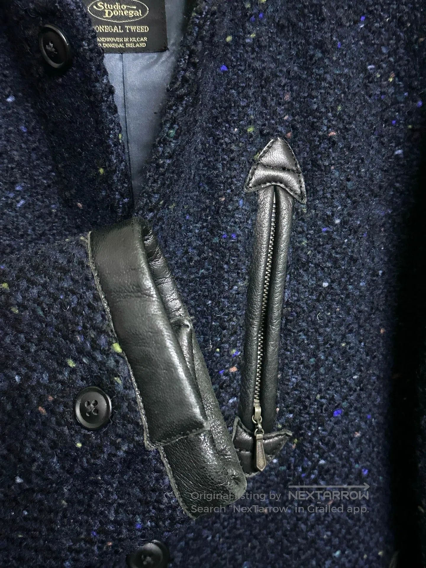 KIJIMA TAKAYUKI Needles Donegal Tweed Wool Jacket. Size US XS / EU 42 / 0 - 6 Thumbnail