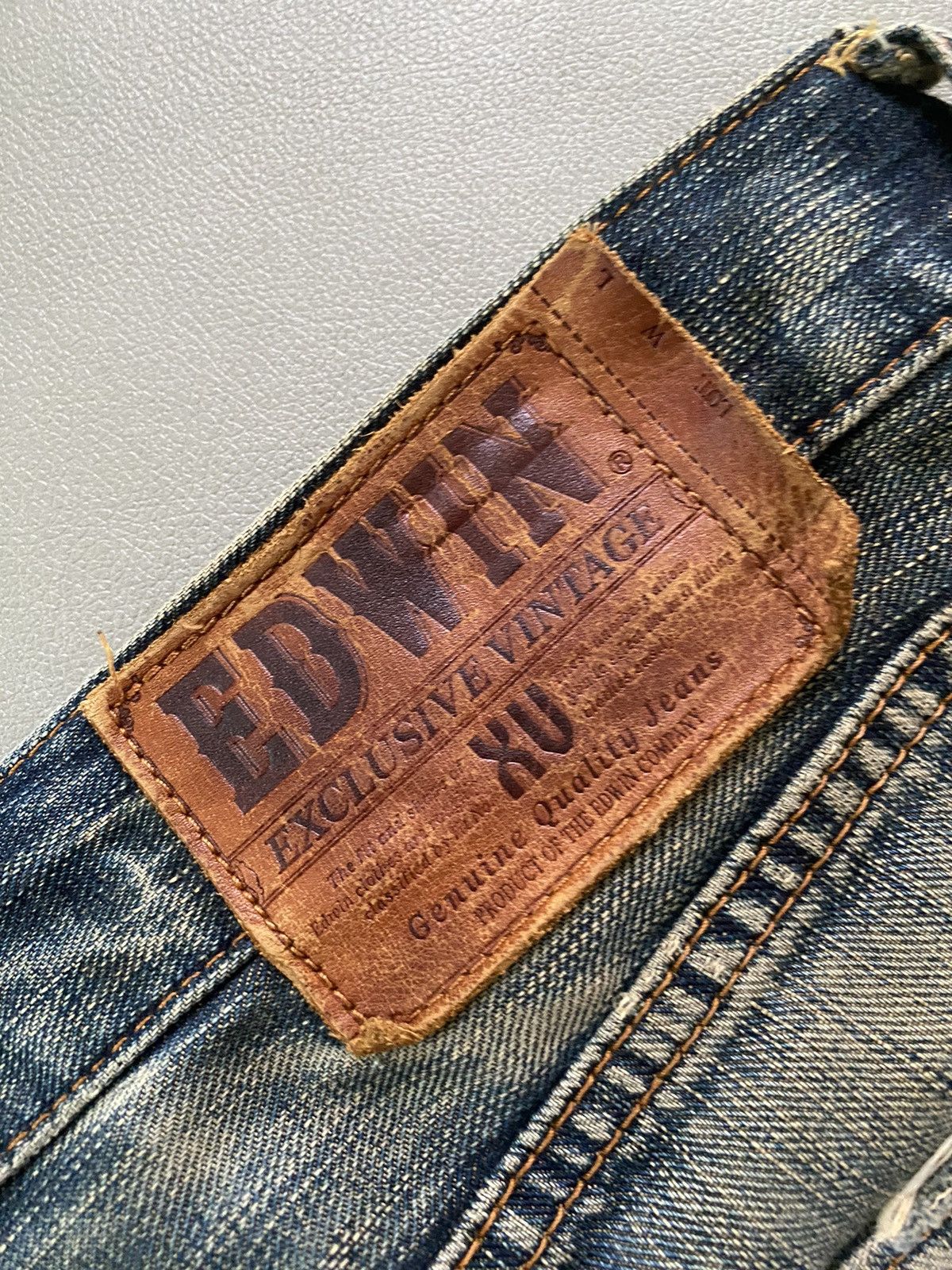 Edwin × If Six Was Nine × Le Grande Bleu (L.G.B.) Vintage Edwin Mud Wash Distressed Denim Size US 34 / EU 50 - 7 Thumbnail