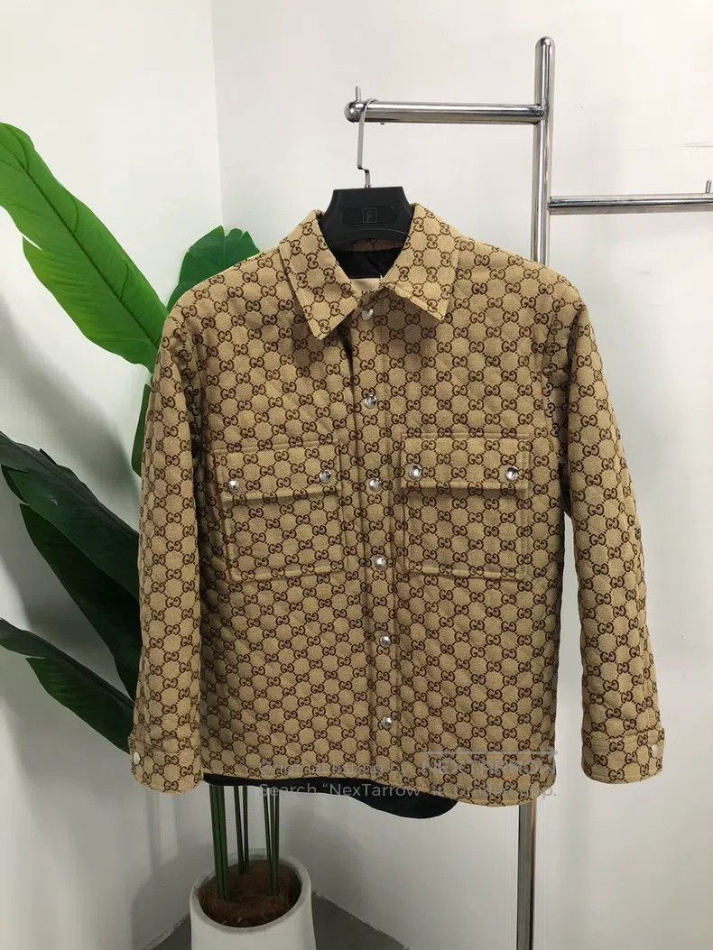 Gucci Gucci SS24 Logo full print lapel single-breasted long-slee Size XS / US 0-2 / IT 36-38 - 1 Thumbnail