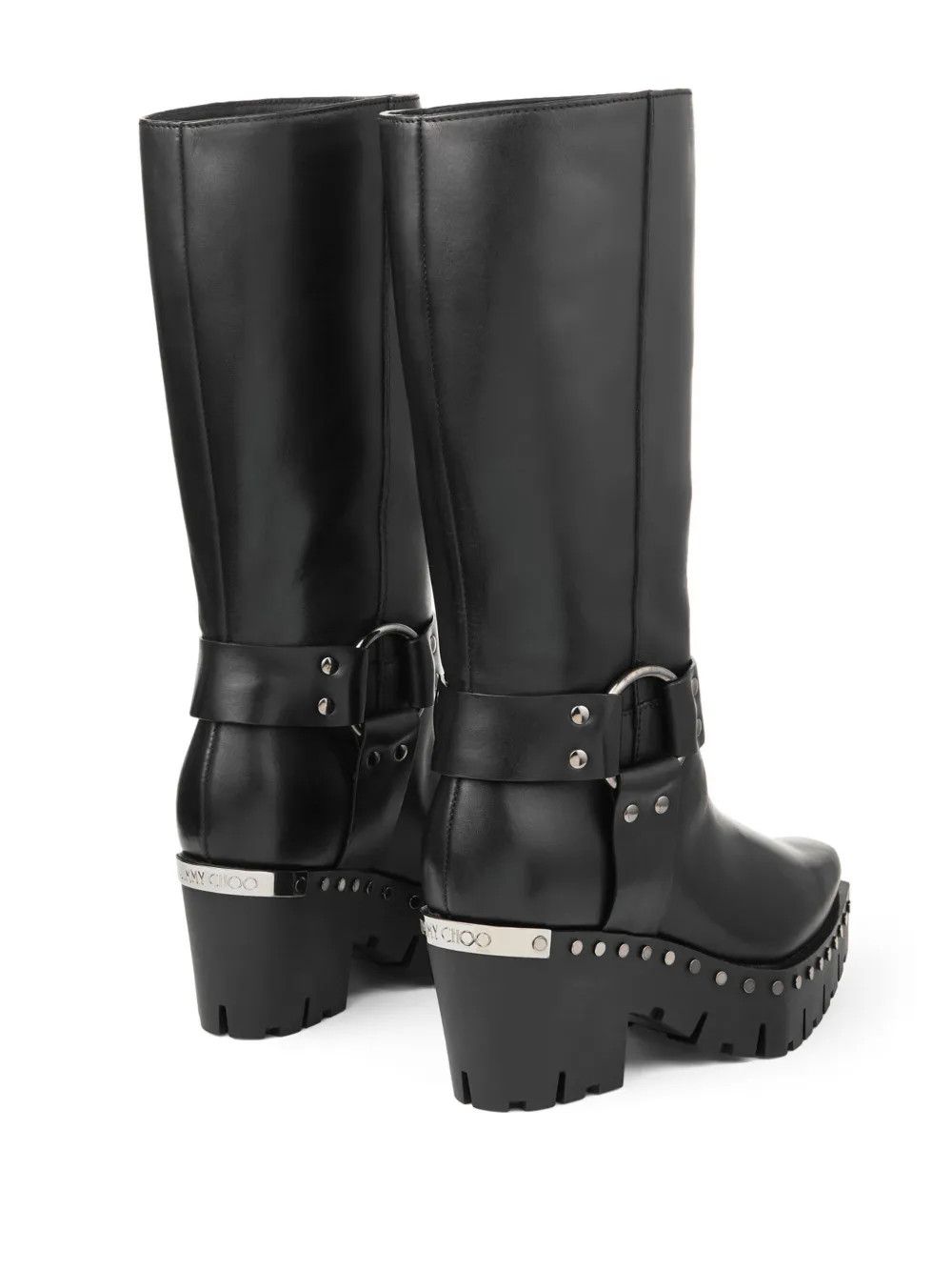 Jimmy Choo o1y0326 Boots in Black Size US 8 / IT 38 - 4 Thumbnail