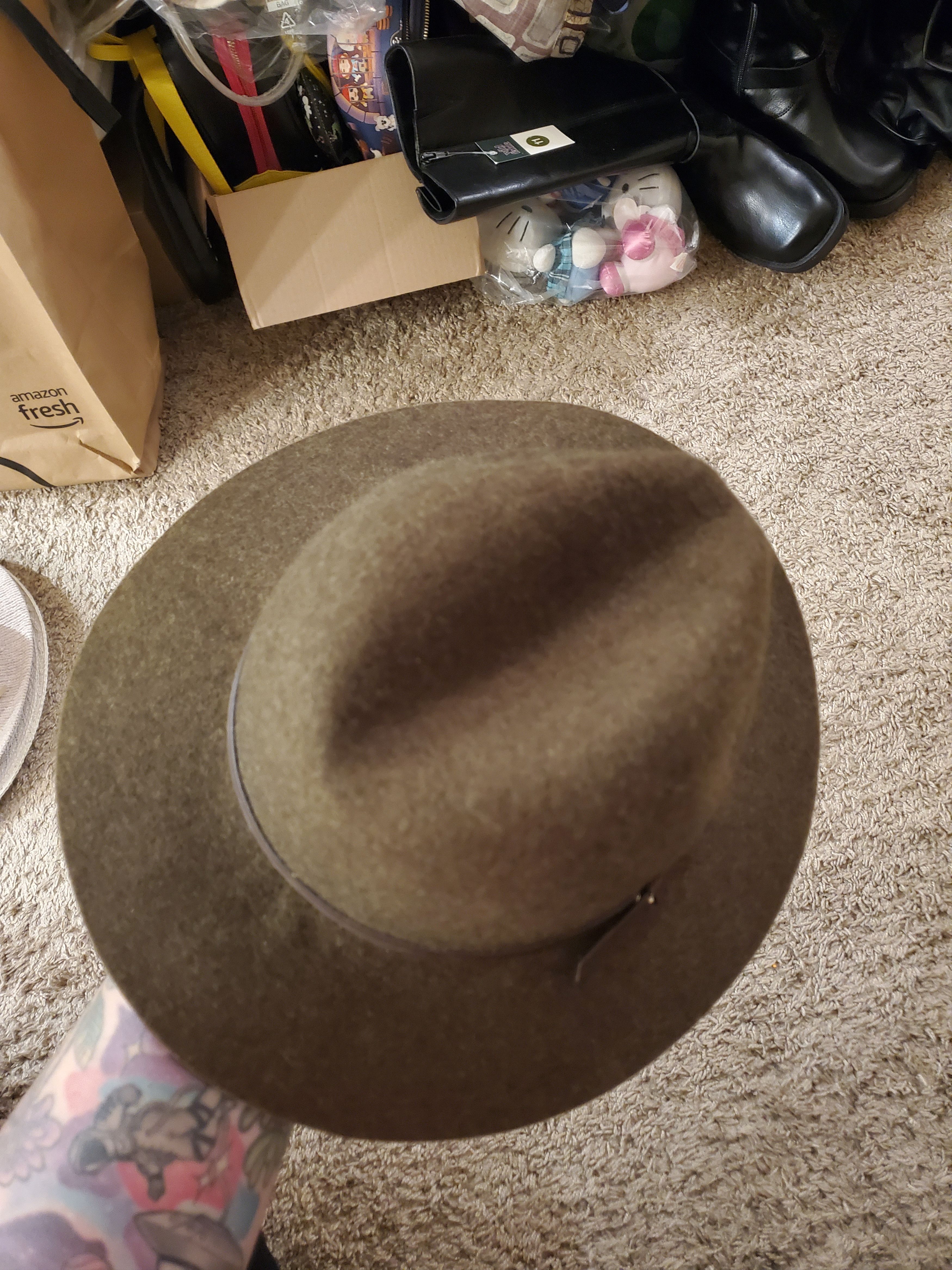 Banana Republic Green Banana Republic Fedora Size ONE SIZE - 4 Thumbnail