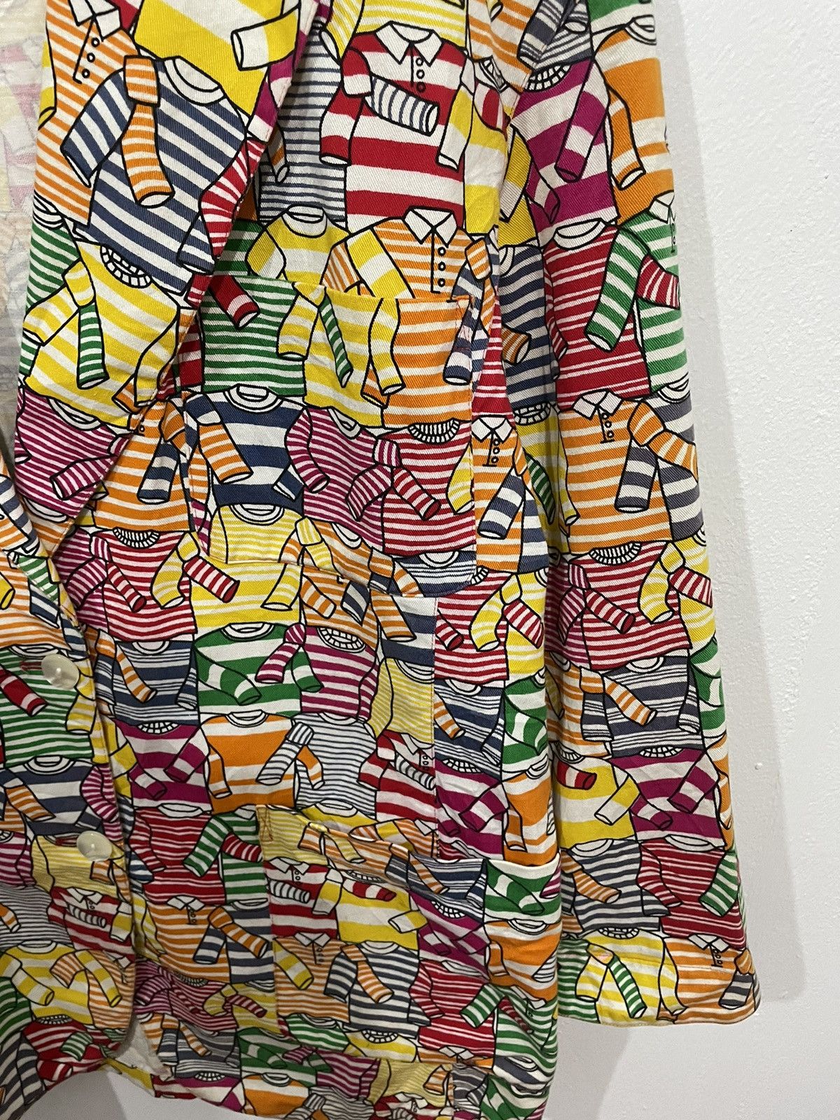 Jean Charles De Castelbajac VINTAGE JEAN CHARLES DE CASTELBAJAC ALLOVER PRINTED BLAZER Size US L / EU 52-54 / 3 - 5 Thumbnail