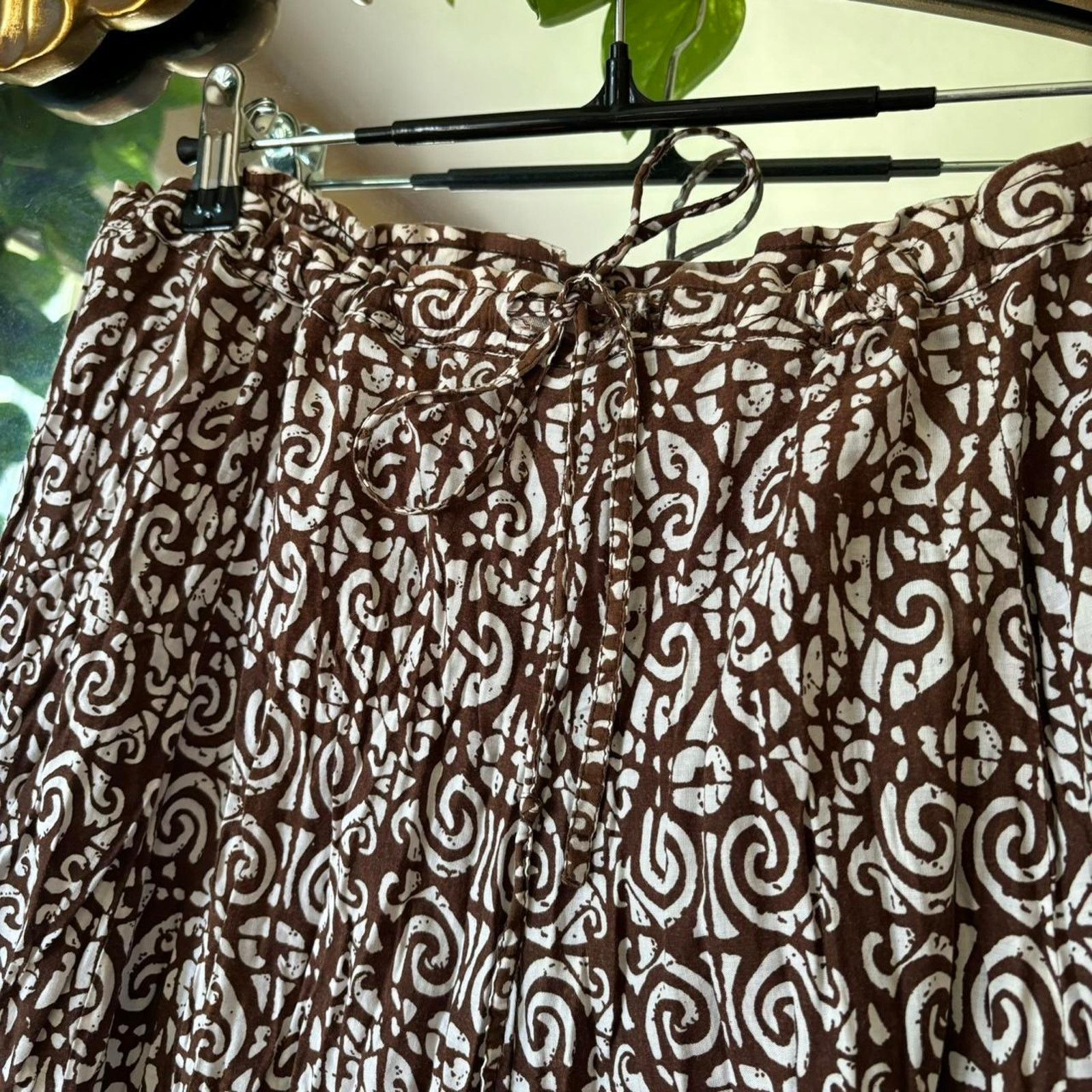 Other Christopher & Banks Peasant Skirt Medium Brown Hippie Boho Size 28" / US 6 / IT 42 - 3 Thumbnail
