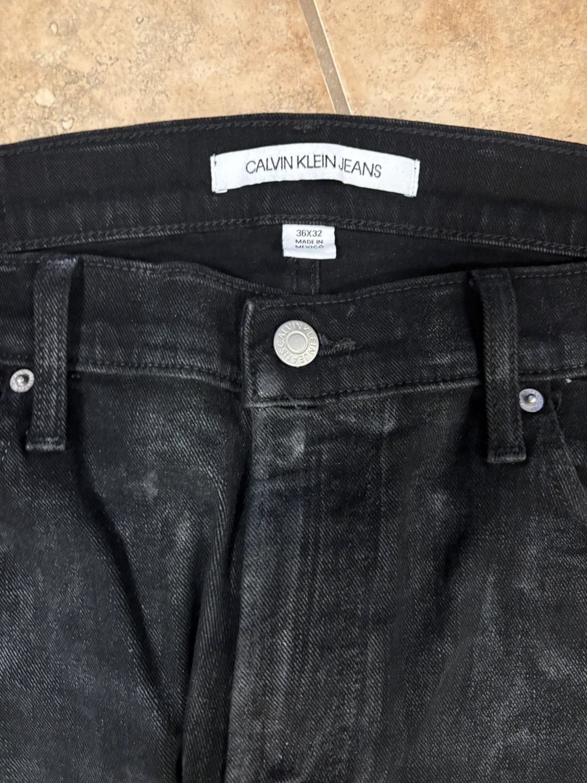 Calvin Klein Waxed Denim Size US 36 / EU 52 - 3 Thumbnail