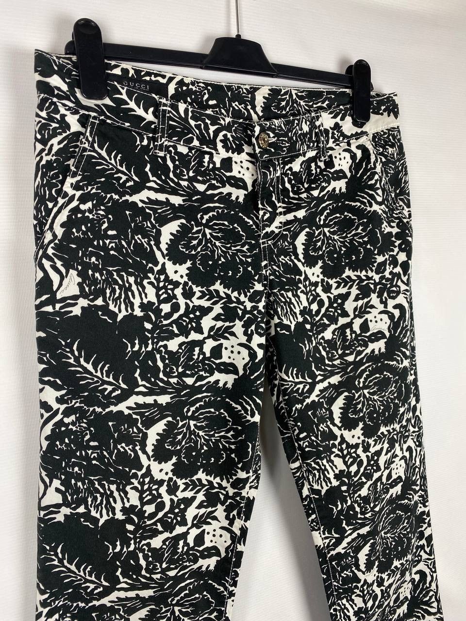 Gucci Gucci flower vintage pant woman size 42 Size 28" / US 6 / IT 42 - 5 Thumbnail