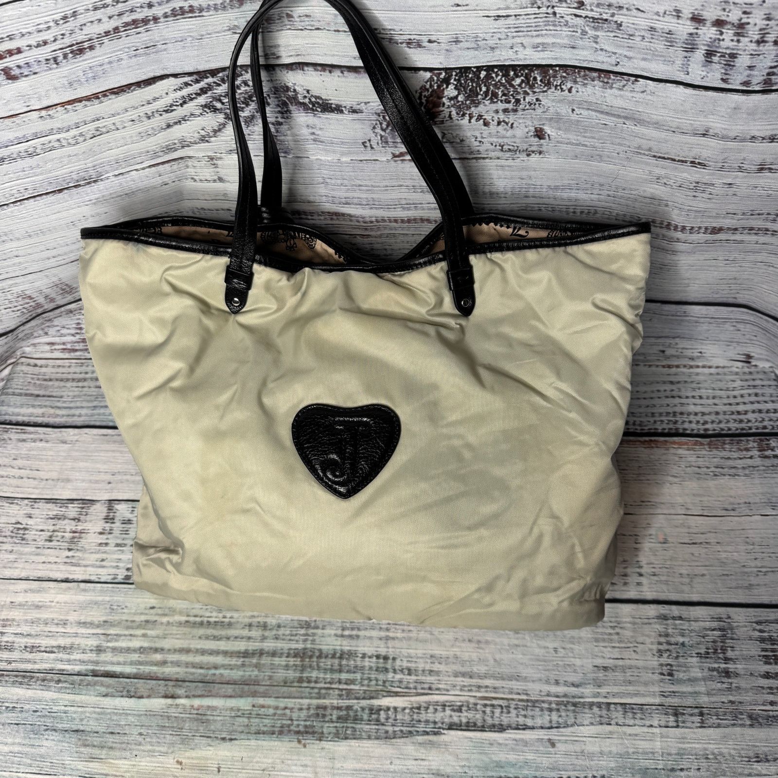 Juicy Couture Vintage Juicy Couture Crown Tote Bag Logo Black Handles Size ONE SIZE - 2 Thumbnail