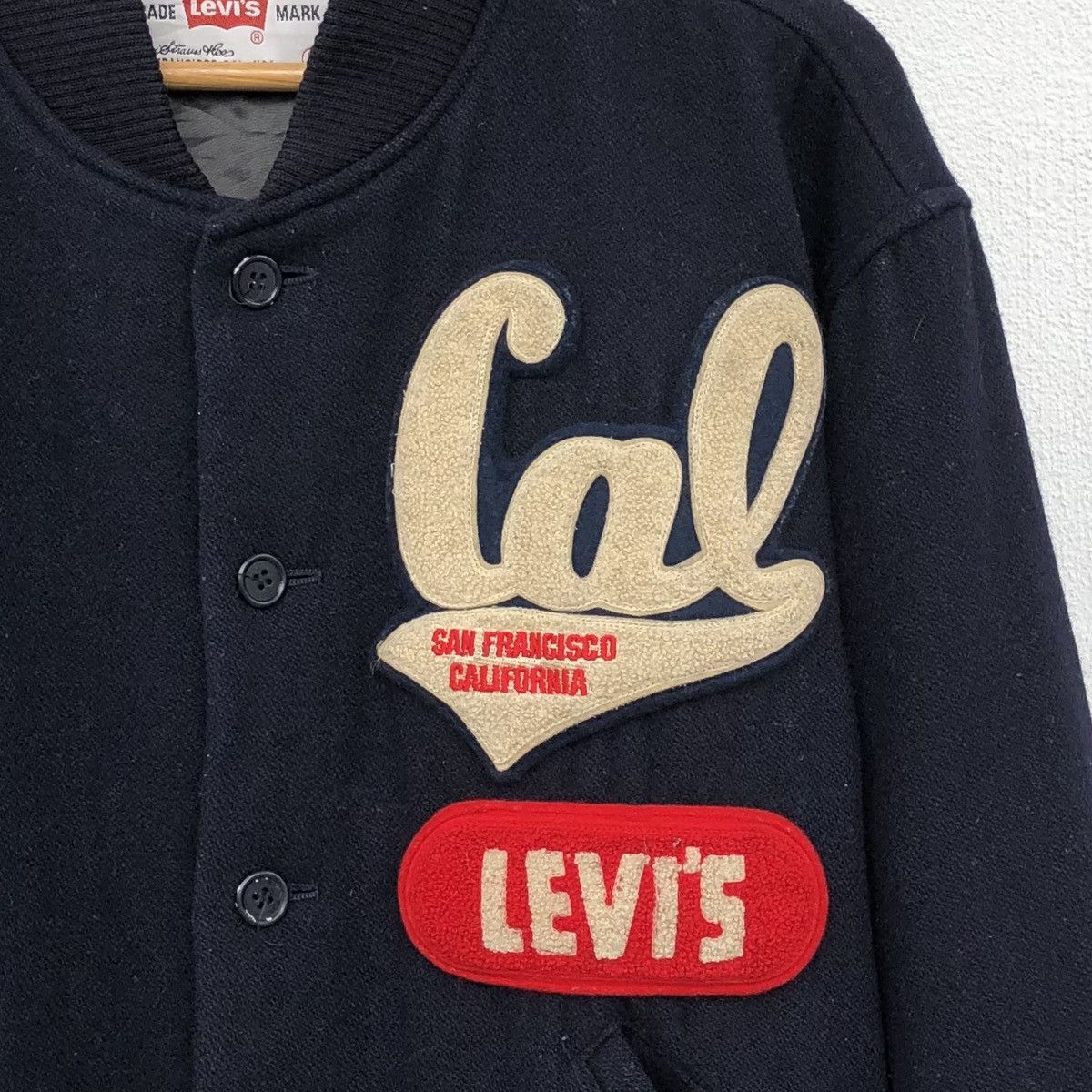 Levi's Vintage 90's Levis Wool Varsity Jacket Size US L / EU 52-54 / 3 - 4 Thumbnail