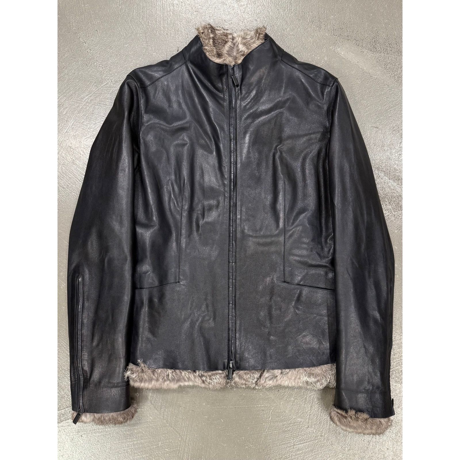 Gucci 1999 Gucci by Tom Ford 2 in 1 fur leather jacket Size US S / EU 44-46 / 1 - 1 Thumbnail