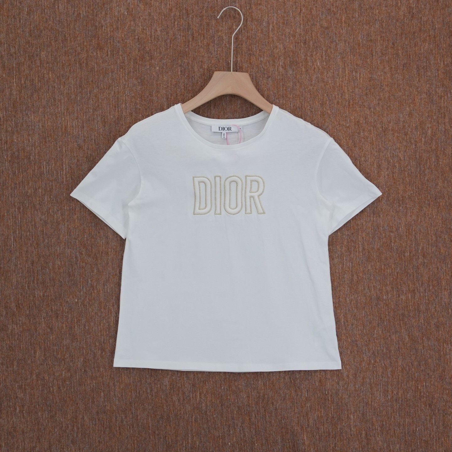 Dior Dior Ivory Cotton Short-Sleeve T-Shirt Size M / US 6-8 / IT 42-44 - 1 Thumbnail