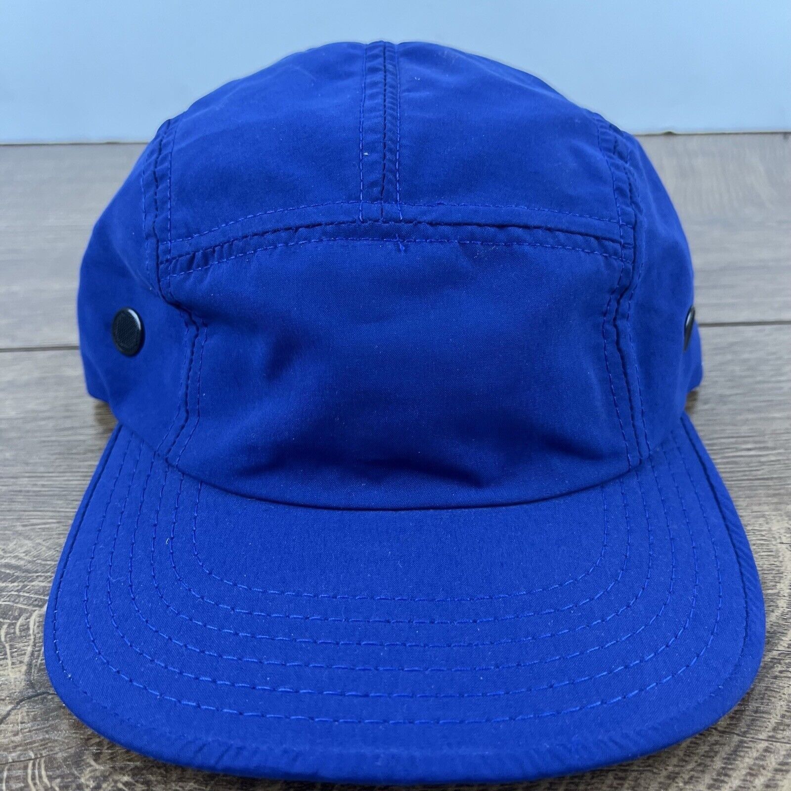 Other Blue Athletic Hat Running Hat Blue Adjustable Hat Blue Adult Size ONE SIZE - 6 Thumbnail