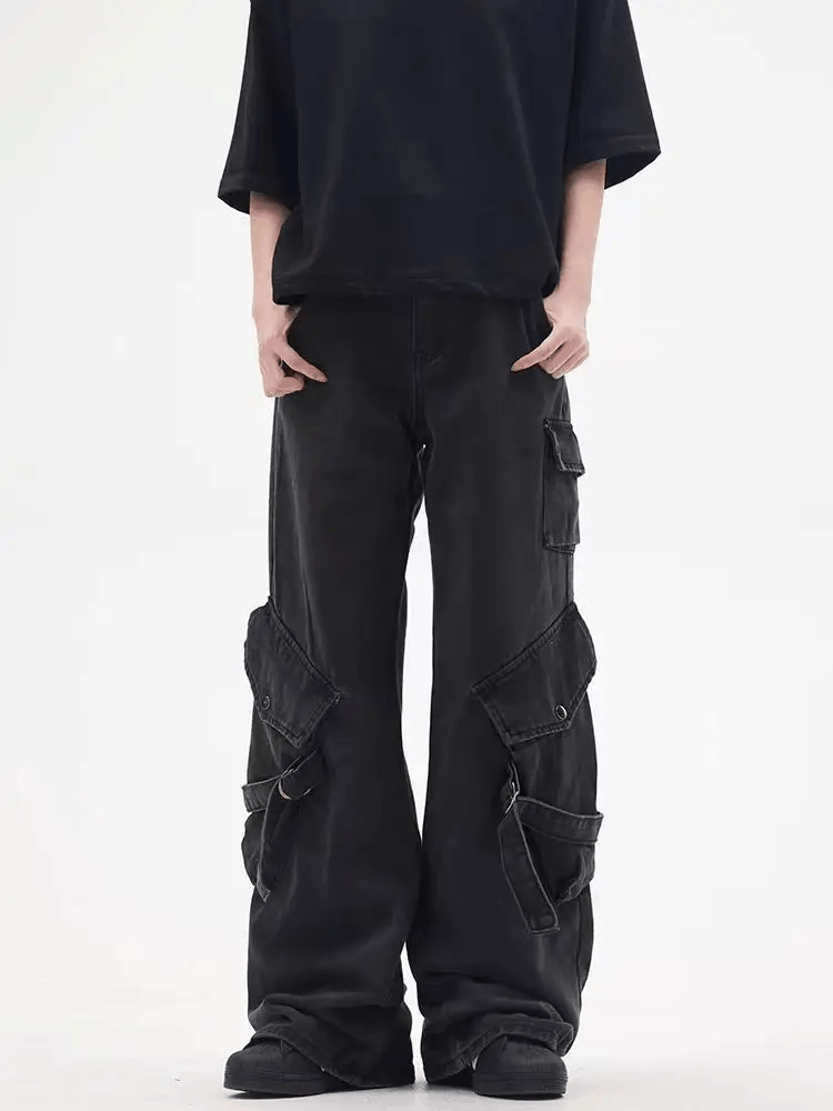 Japanese Brand × Jean Heavy washed vintage baggy jeans Size US 34 / EU 50 - 3 Thumbnail