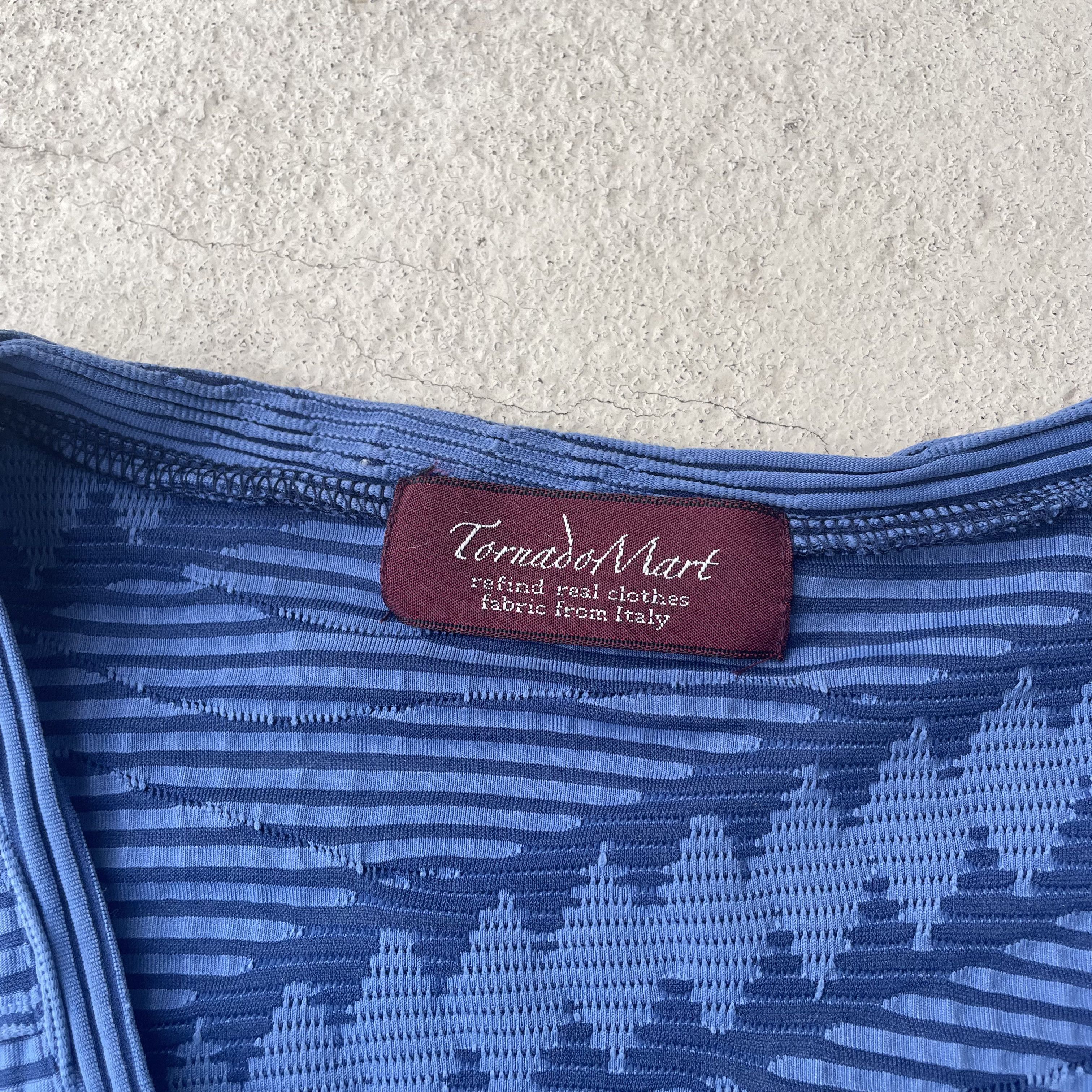Tornado Mart 2000's Tornado Mart Japan pleated v neck long sleeve Size US M / EU 48-50 / 2 - 3 Thumbnail