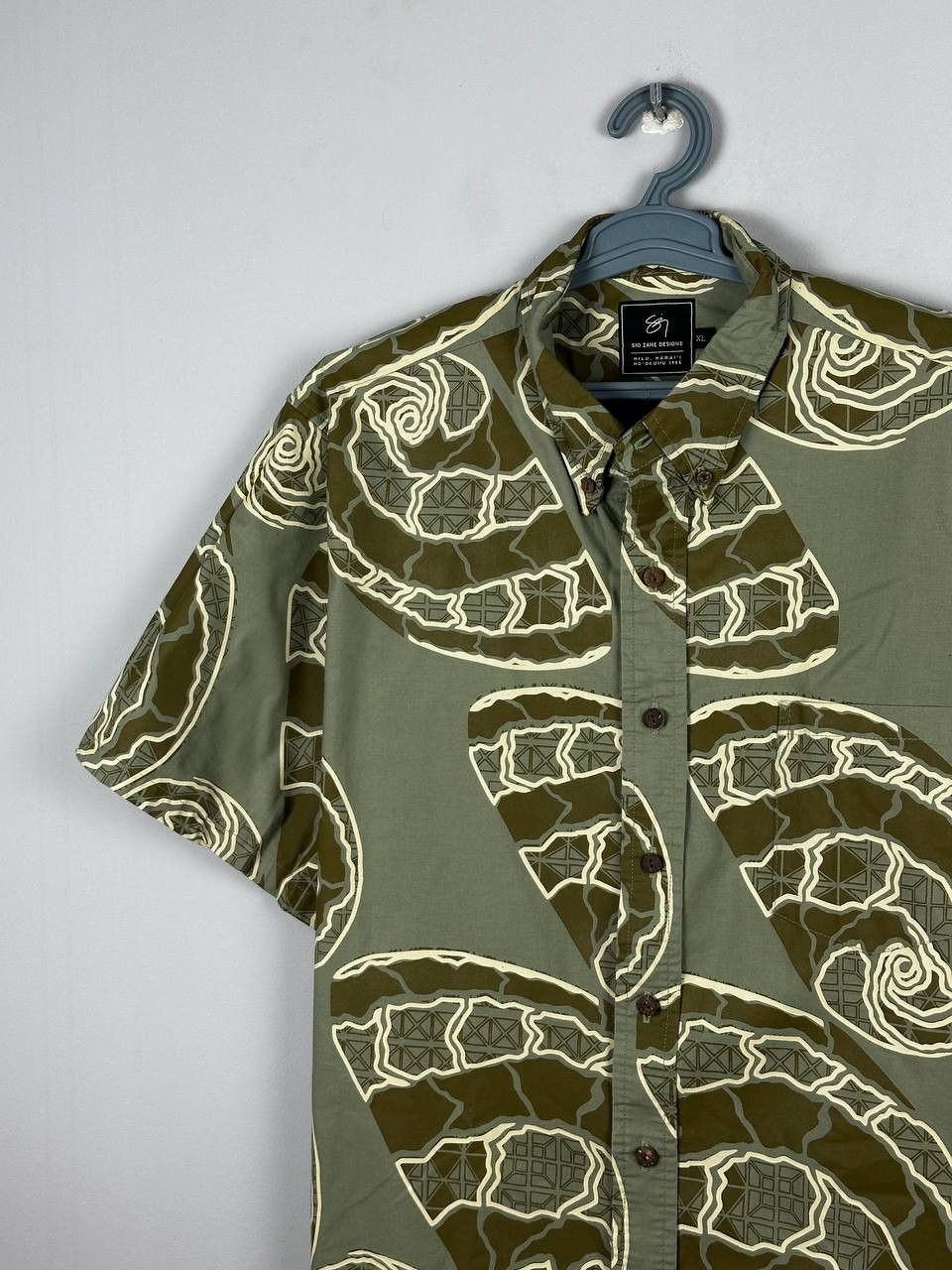 Designer Sig Zane Designs Hawaii Button-up Short Sleeve Shirt Size US XL / EU 56 / 4 - 3 Thumbnail