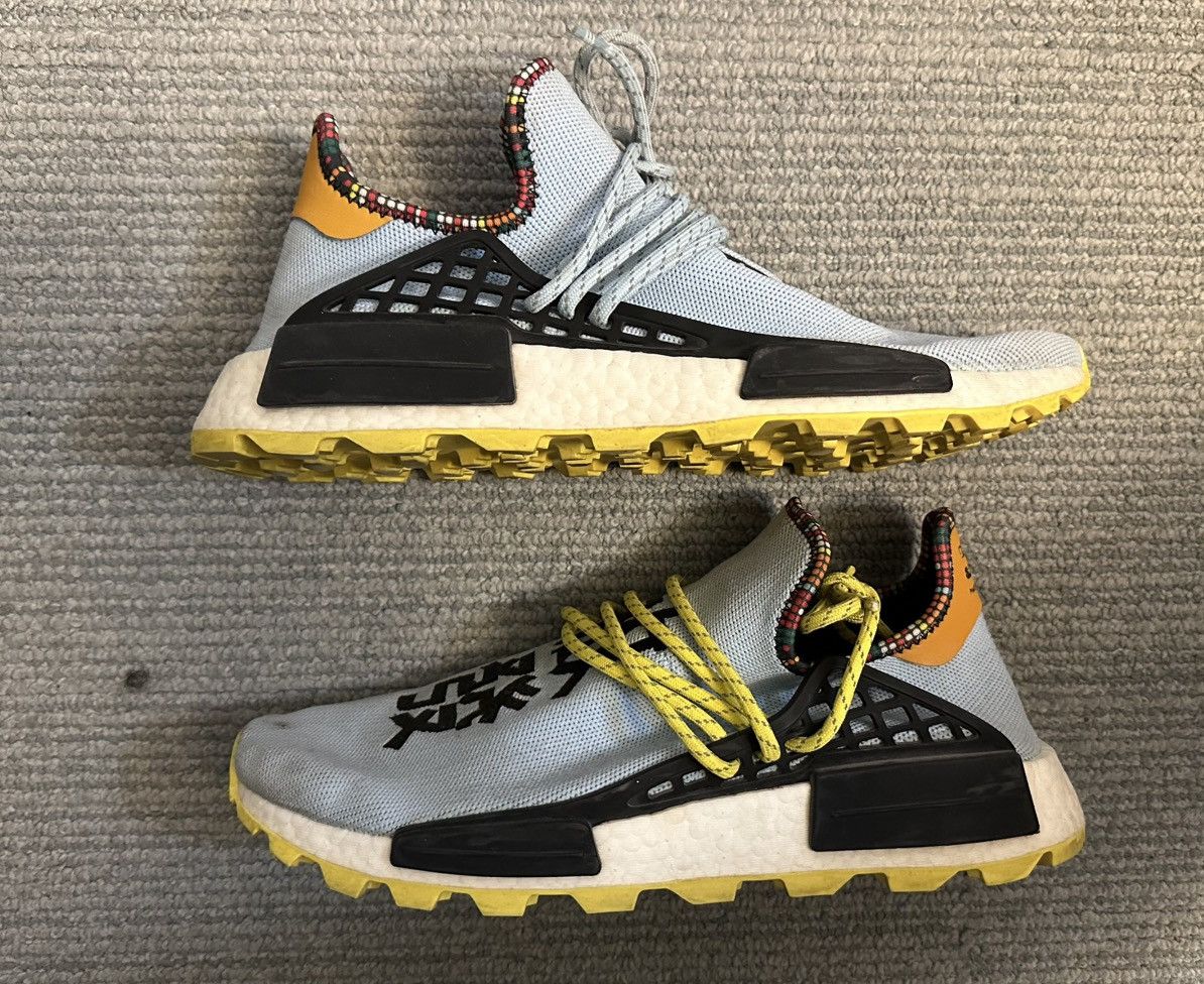 Adidas × Humanrace Adidas Pharrell Williams X NMD Human Race Trail ‘Clear Sky’ Size US 10 / EU 43 - 3 Thumbnail