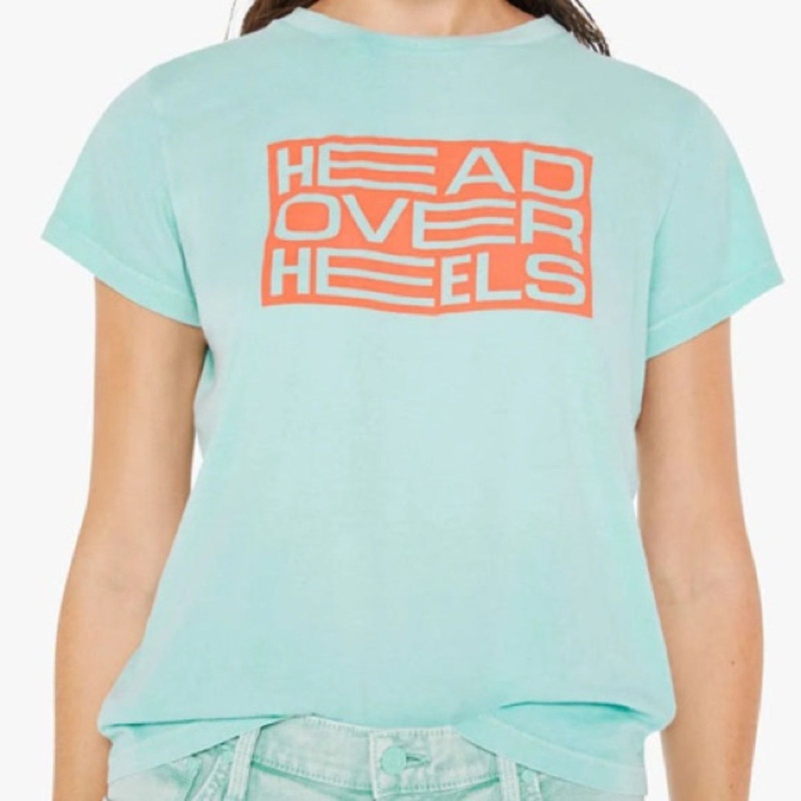 MOTHER MOTHER The Boxy Goodie Goodie - Head Over Heels Size XS Size XS / US 0-2 / IT 36-38 - 1 Thumbnail