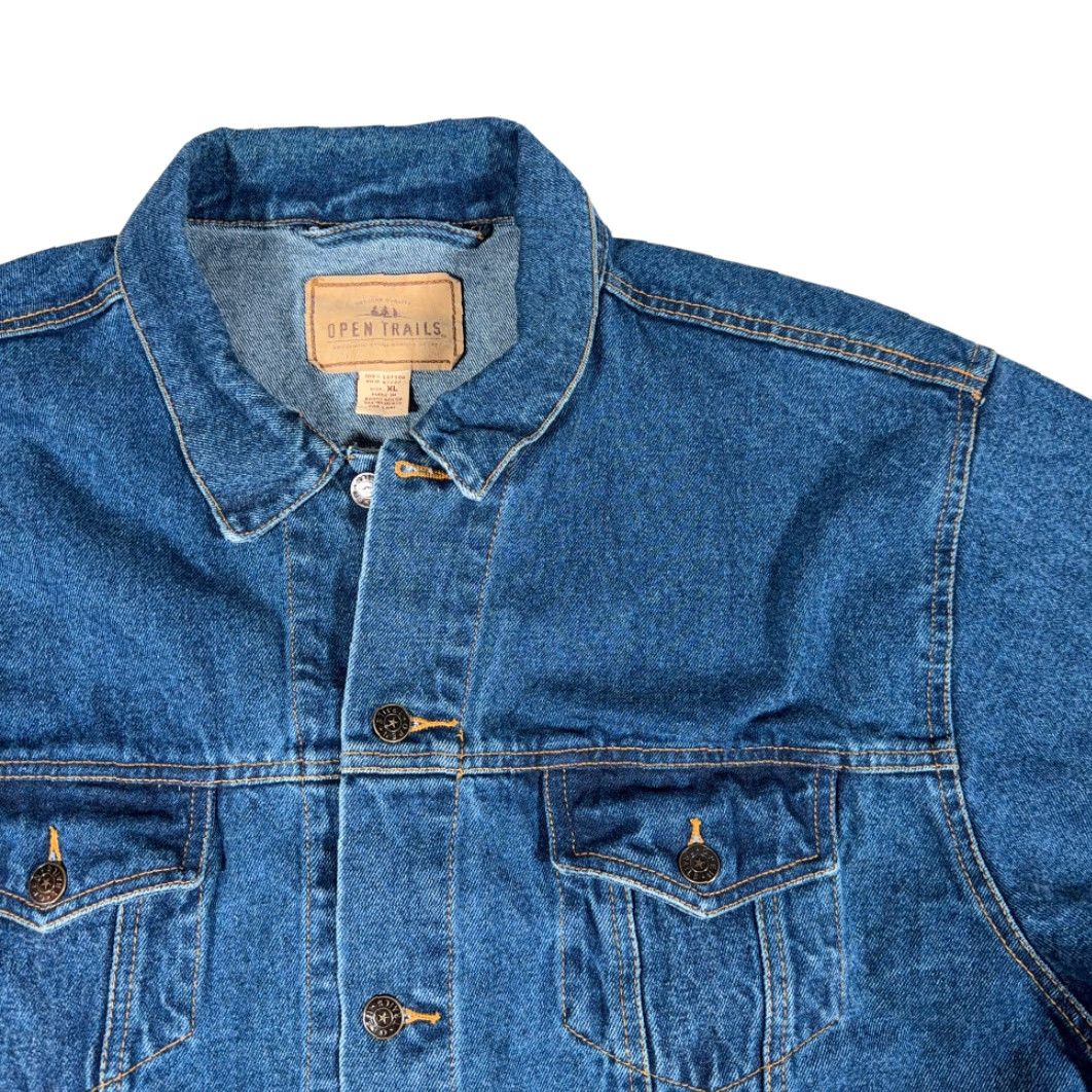 Rails VINTAGE Open Trails Jacket Denim Blue XL Adults Regular XL, Open Trails, Denim, Jacket, Vintage, 90s, Y2K, Casual, Workwear, Travel, Mens Size US 36 / EU 52 - 2 Thumbnail