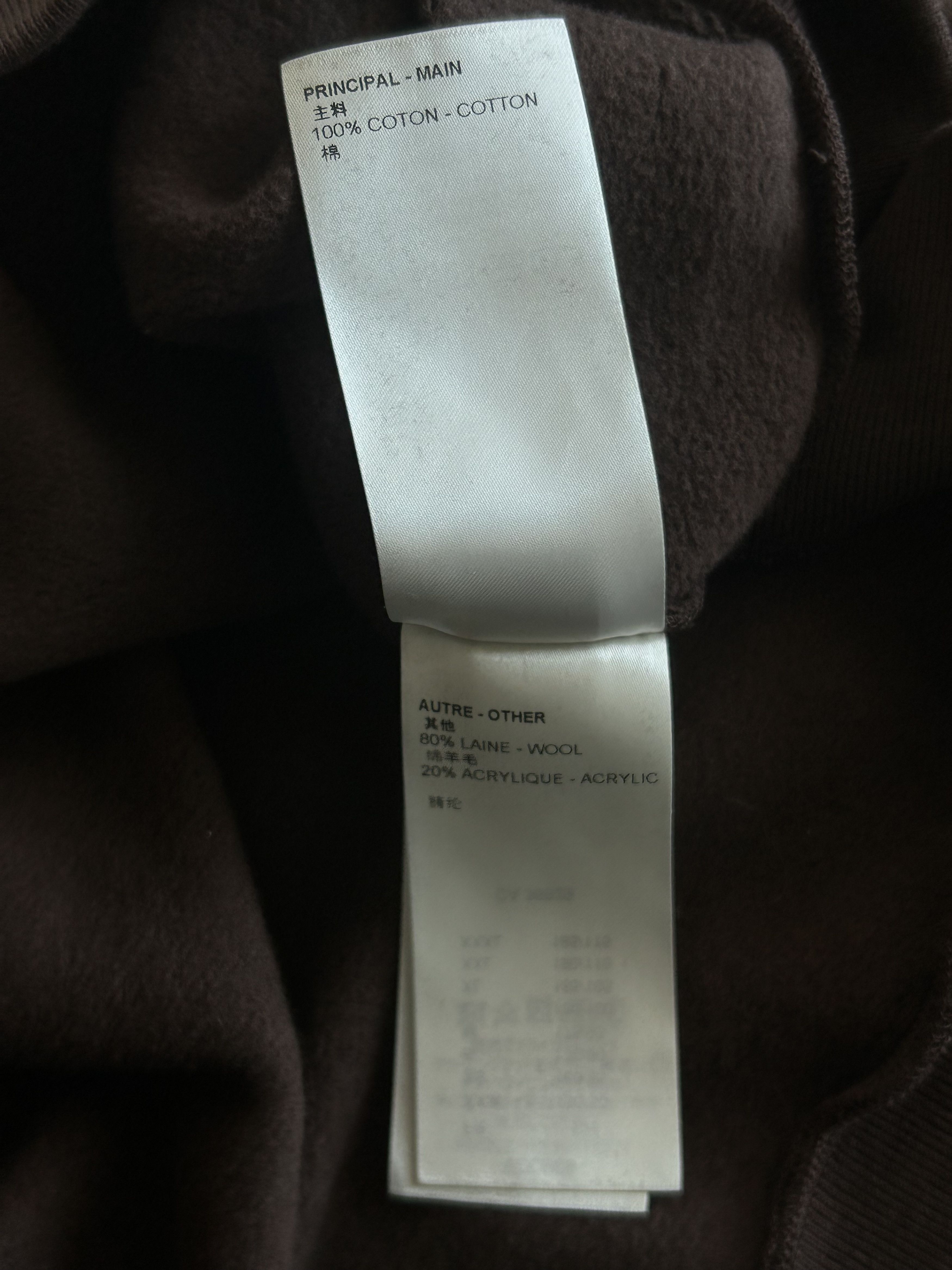 Louis Vuitton Louis Vuitton Brown Bee Embroidered Hoodie Size US XXL / EU 58 / 5 - 5 Thumbnail