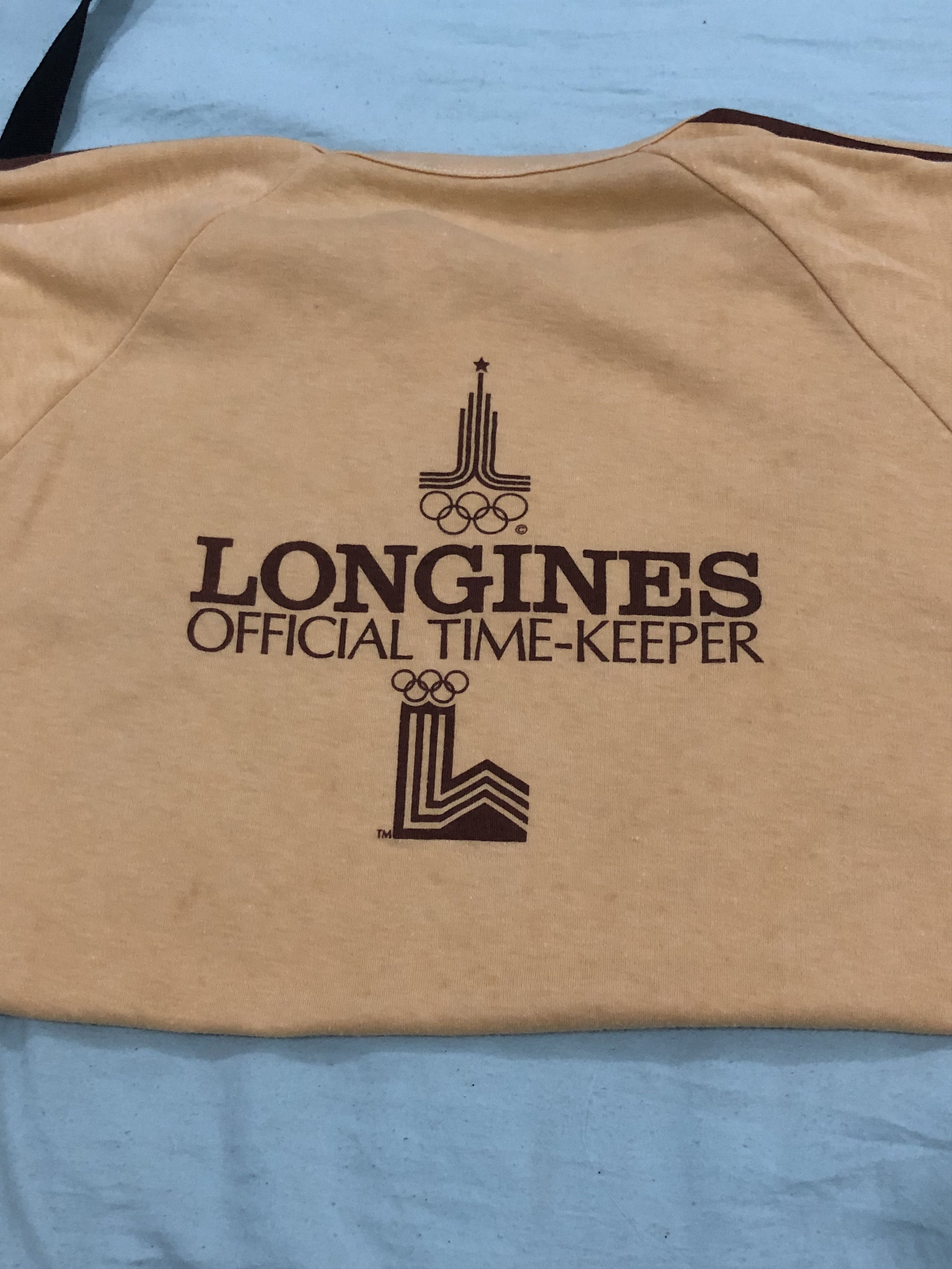 Longines × USA Olympics × Vintage Vintage 80s Longines Official Time-Keeper Olympic Tshirt Size US M / EU 48-50 / 2 - 6 Thumbnail