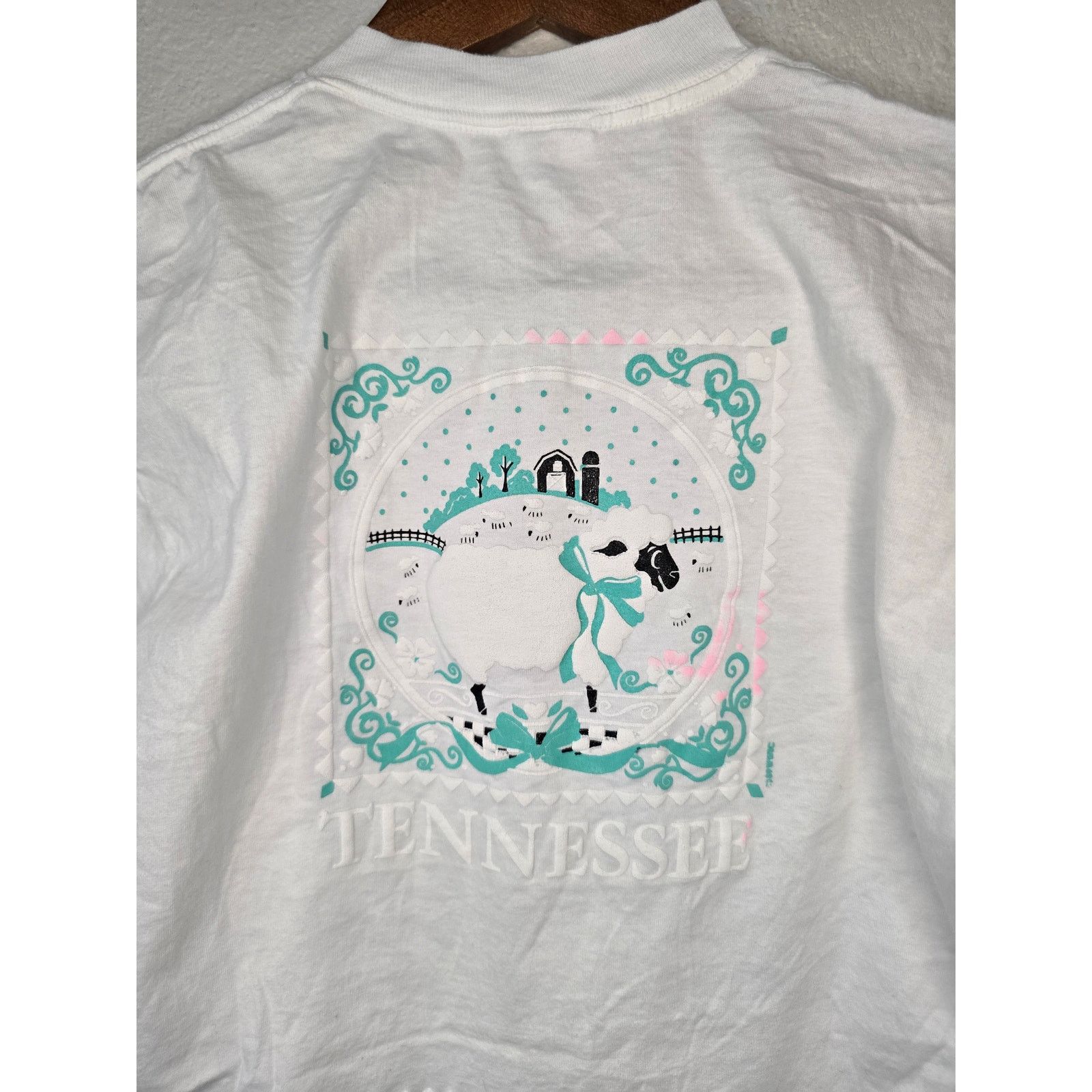 Jerzees × Vintage Vintage Test Print Shirt White Tennessee Salt Lake City Tee Size US M / EU 48-50 / 2 - 8 Thumbnail