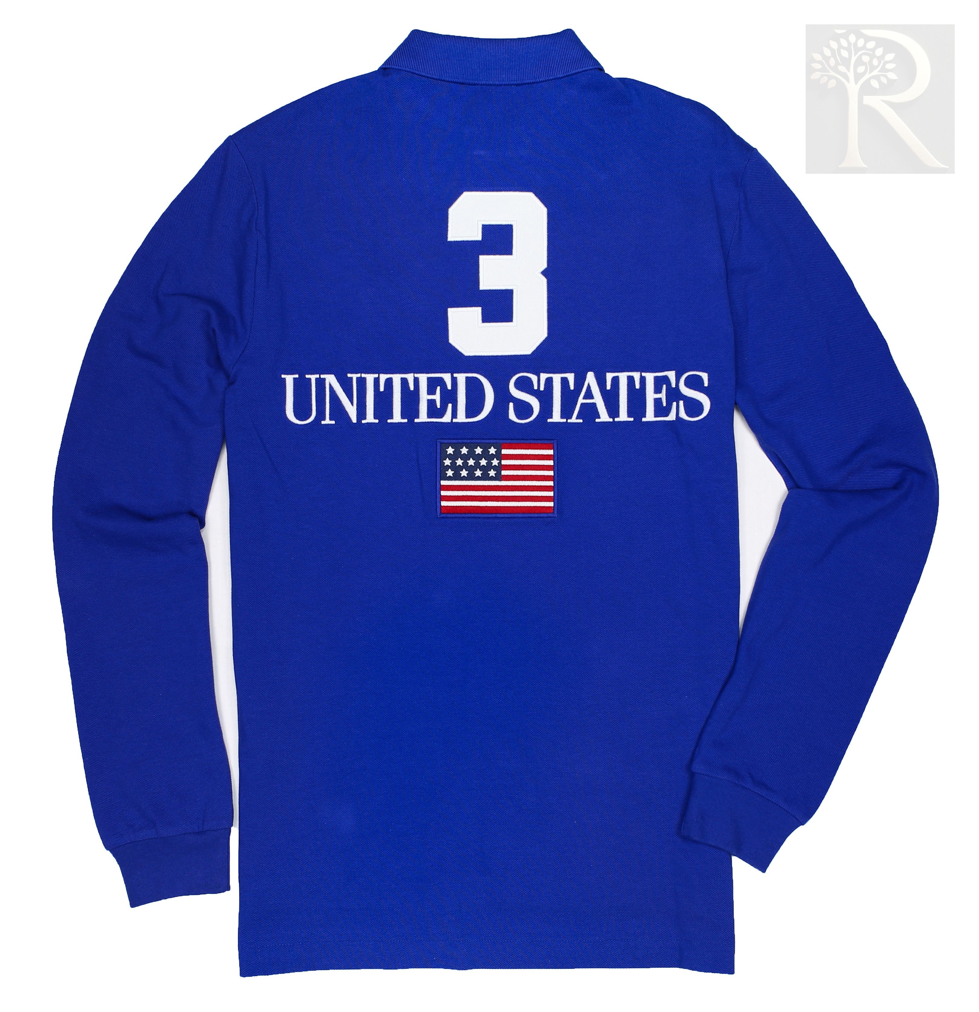Polo Ralph Lauren NWT Polo Ralph Lauren Men Big Pony Polo "USA EDITION" M Size US M / EU 48-50 / 2 - 2 Thumbnail