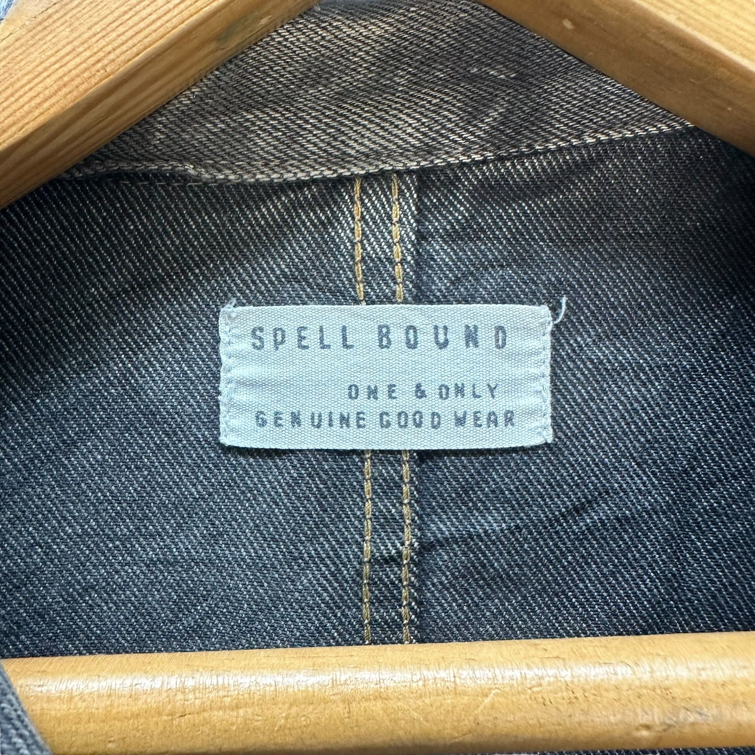 Japanese Brand SPELL BOUND TRASHED DENIM WORK JACKET #8819-028 Size US M / EU 48-50 / 2 - 9 Thumbnail