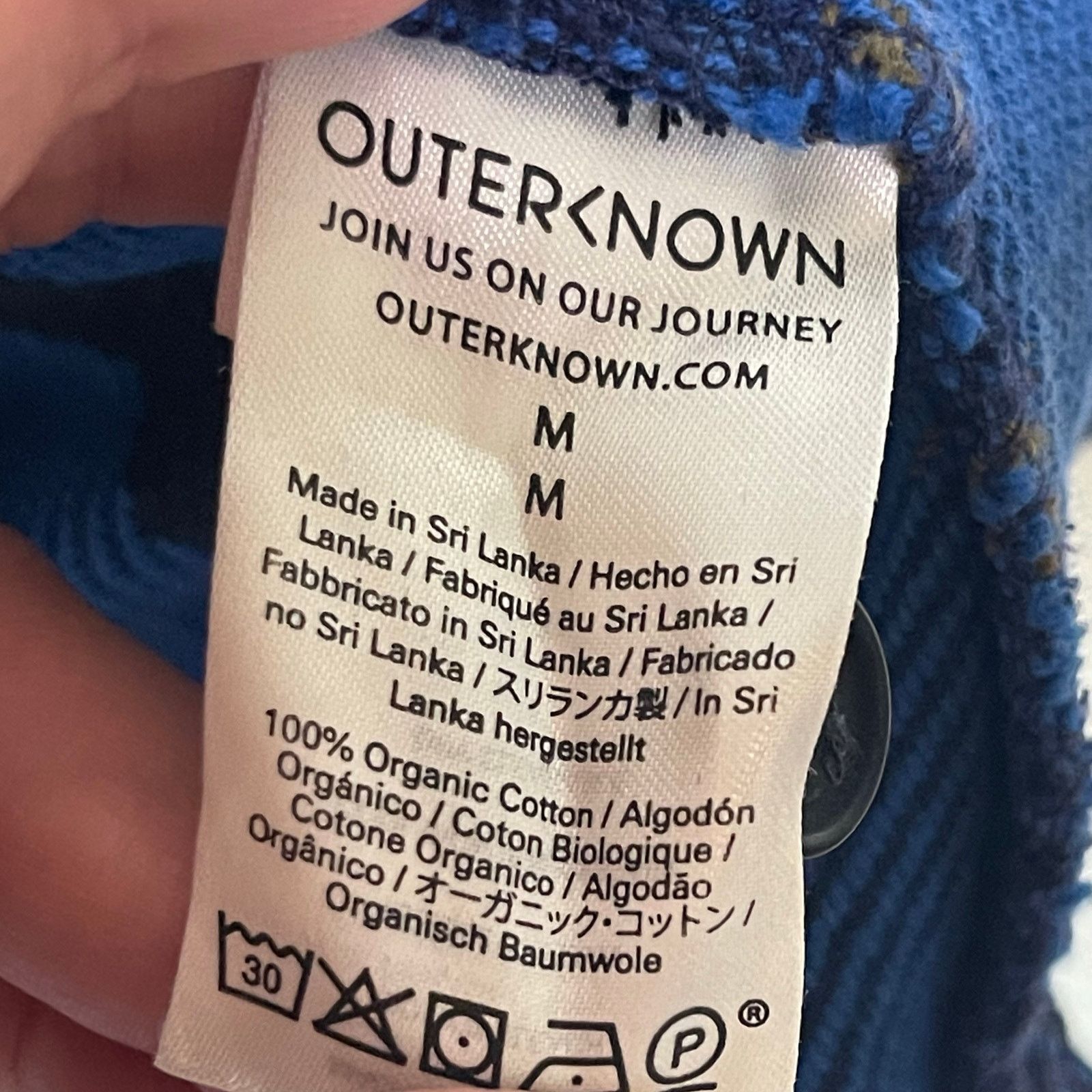 Outerknown Outerknown Blanket Shirt Dress M Blue Plaid Size M / US 6-8 / IT 42-44 - 5 Thumbnail