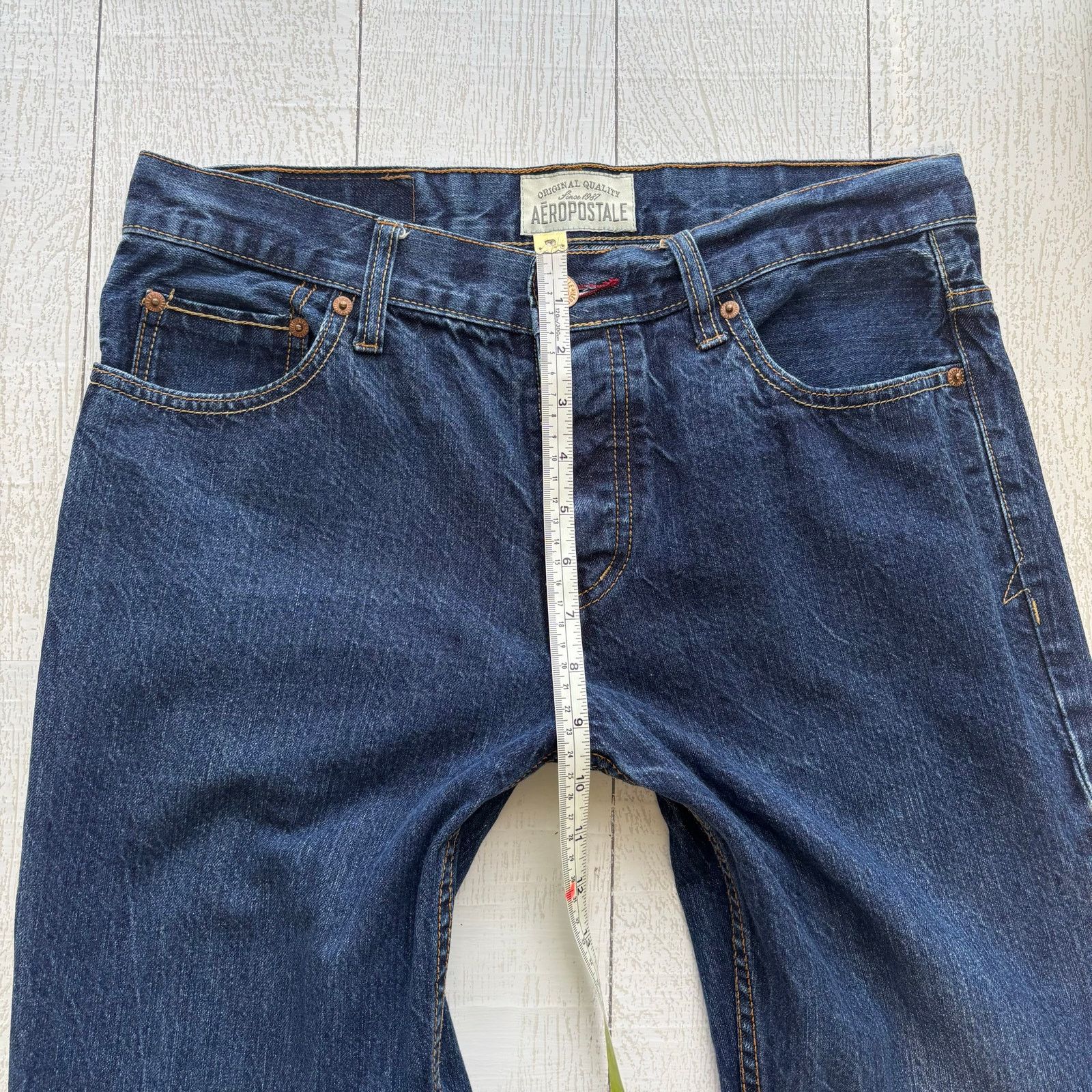 Aeropostale Aeropostale Essex Straight Leg Jeans Size 31x32 Size US 31 - 5 Thumbnail