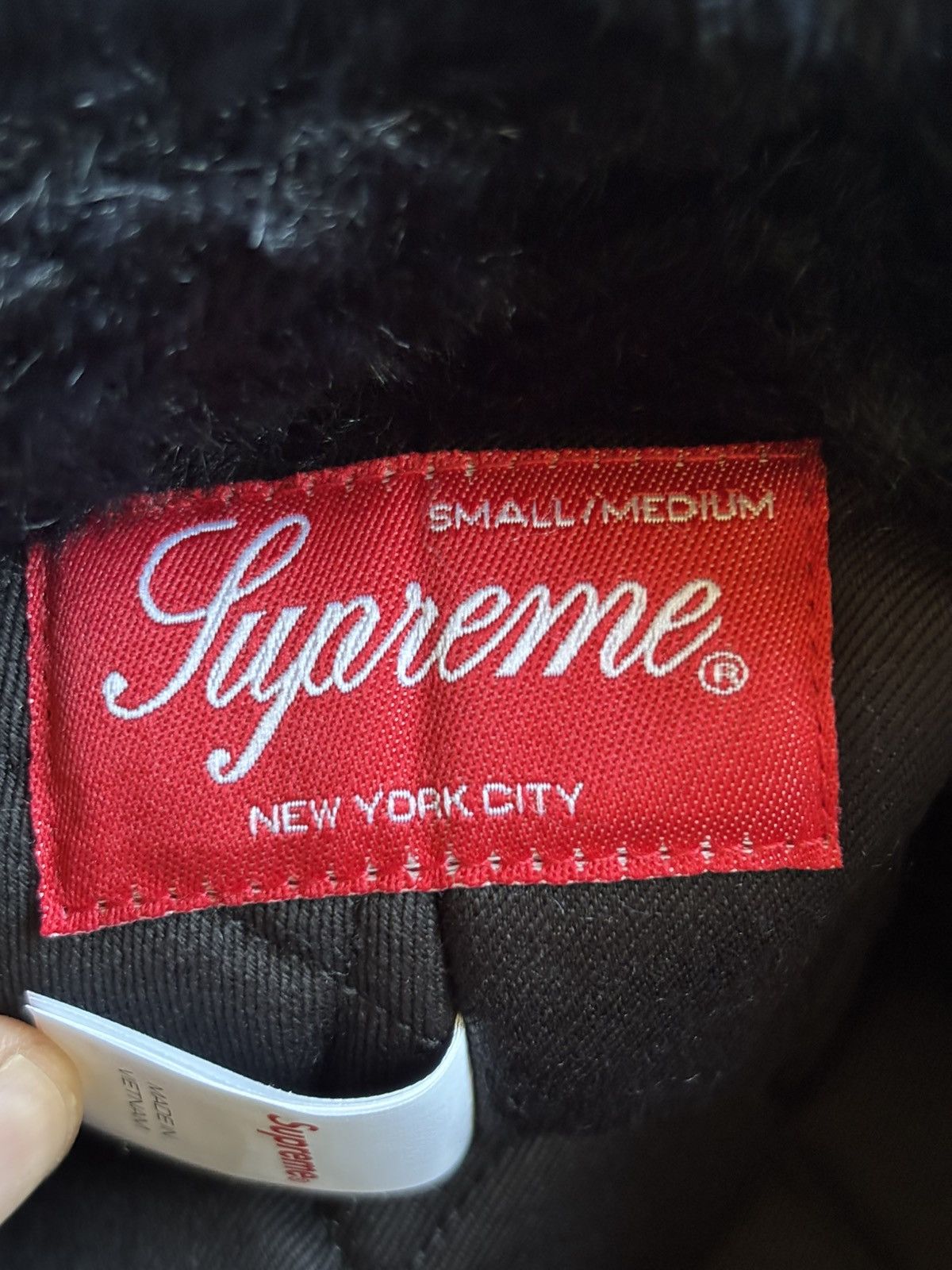 Supreme Supreme Ushanka Hat Black FW25 Size ONE SIZE - 6 Thumbnail