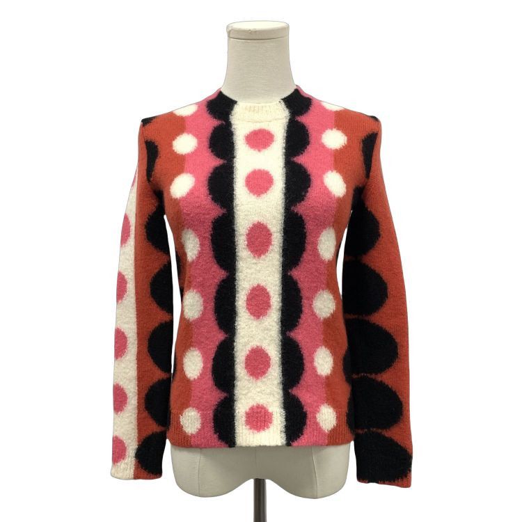 Valentino Valentino Polka Dot Virgin Wool Sweater Size S Size S / US 4 / IT 40 - 1 Thumbnail