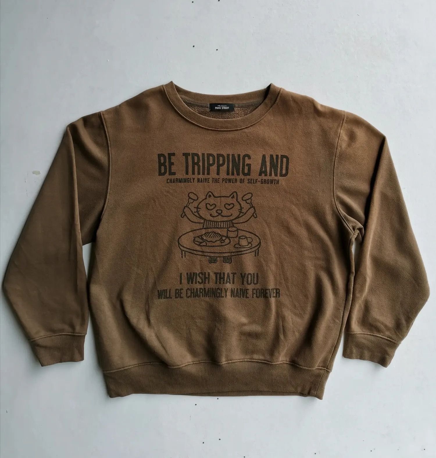 Japanese Brand Rare!!! Park Street Be Tripping And Big Logo Sweatshirt Size US L / EU 52-54 / 3 - 1 Thumbnail