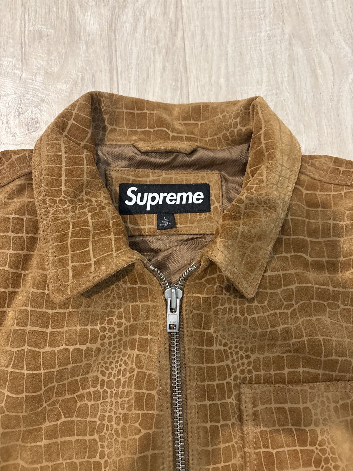 ジャケット・アウター Supreme Suede Work Jacket Croc Fall/Winter