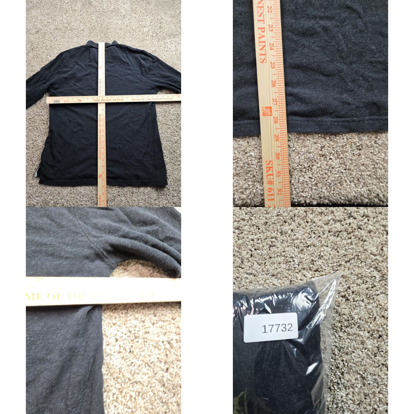 Rodd & Gunn Rodd & Gunn Polo Shirt Mens XL Gray Long Sleeve Polo Athletic Fit 100% Cotton Casual shirt Size US XL / EU 56 / 4 - 9 Thumbnail