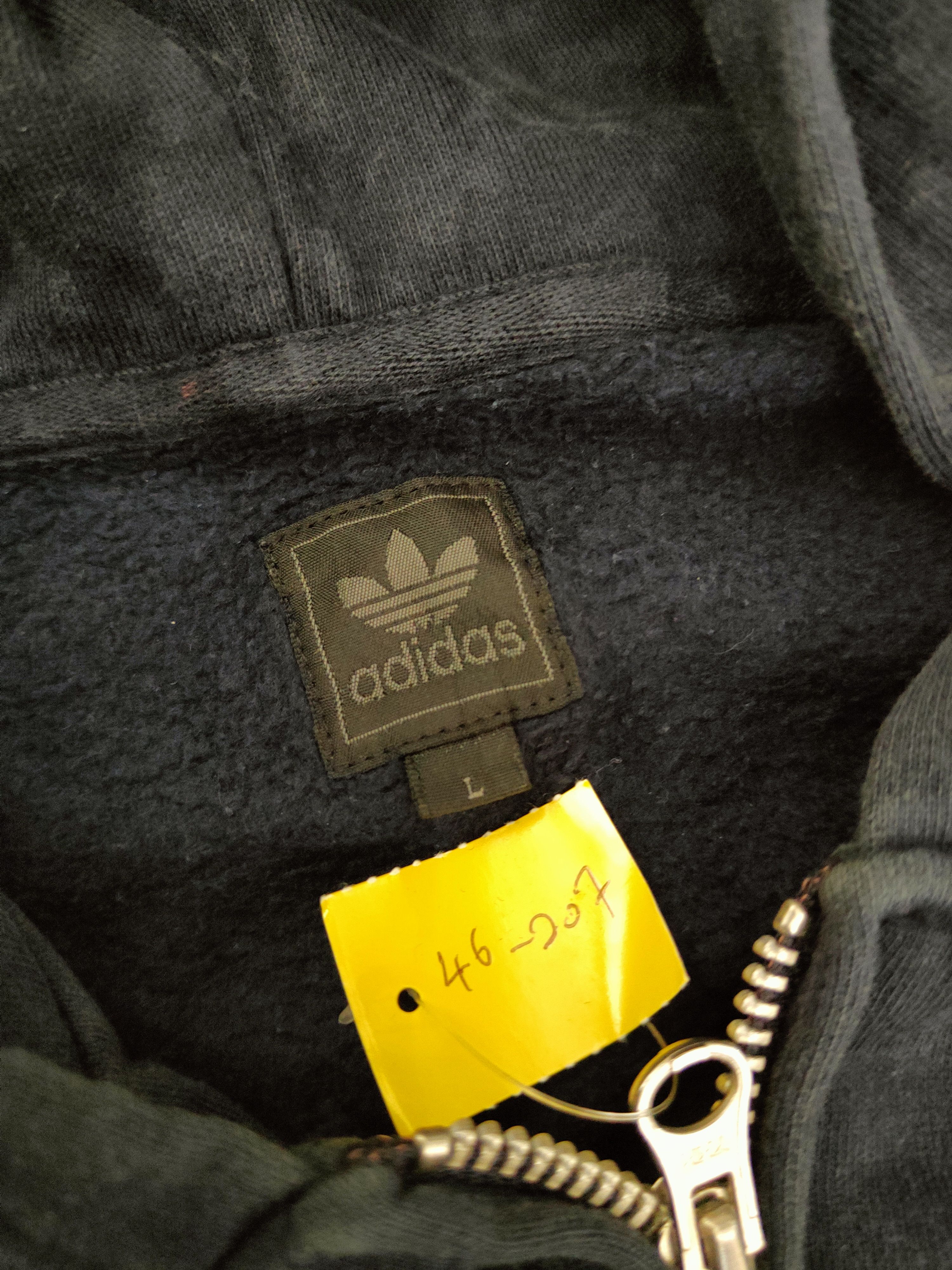 Adidas DL Adidas Vintage Black Hoodie Sweaters #46-207 Size US M / EU 48-50 / 2 - 13 Thumbnail