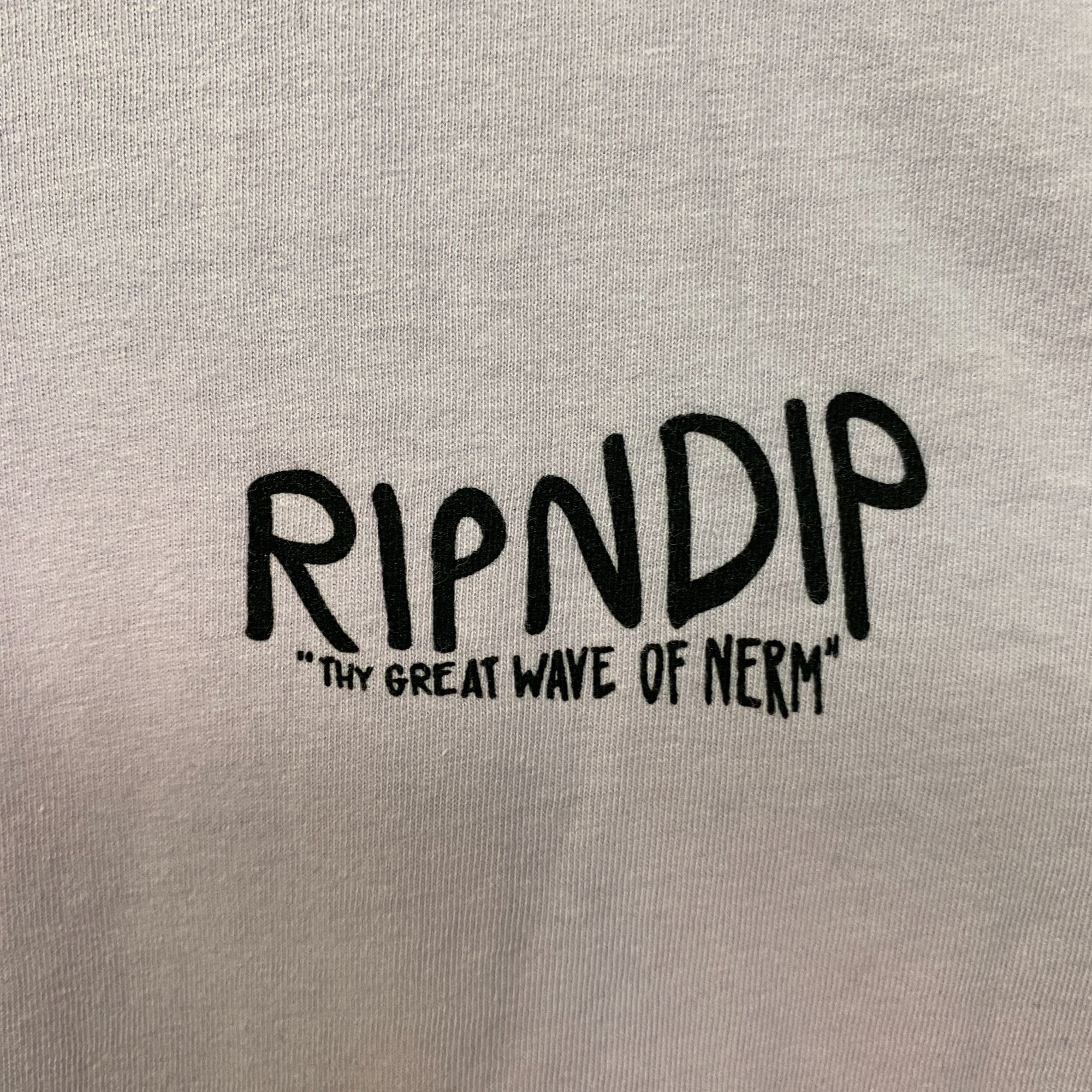 RIPNDIP RIPNDIP Great Wave Lord Nermal Graphic Design T-Shirt Small Size US S / EU 44-46 / 1 - 2 Thumbnail