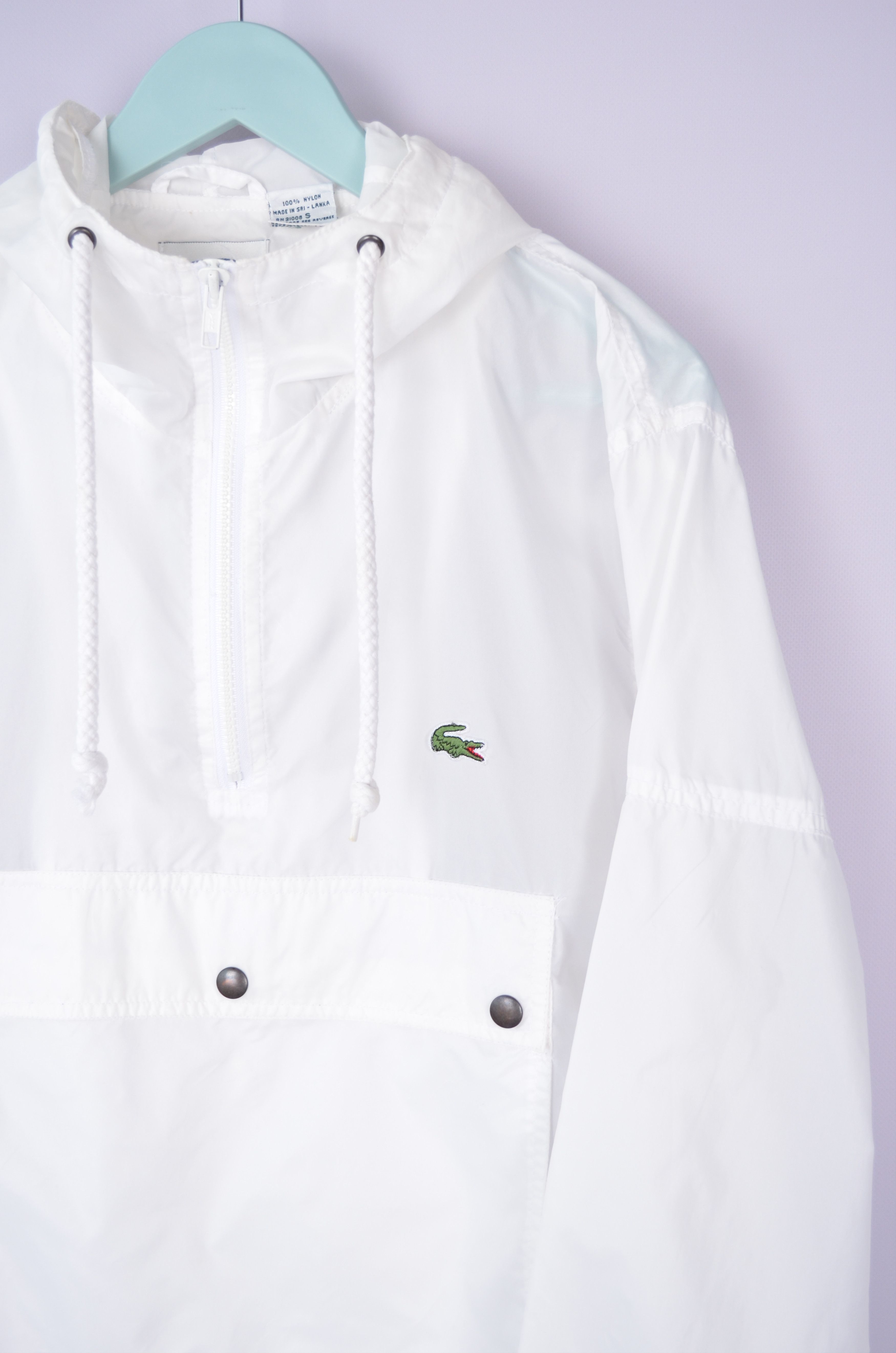 Designer × Lacoste × Vintage Vintage 90s Izod Lacoste Anorak Windbreaker Jacket Size US S / EU 44-46 / 1 - 3 Thumbnail