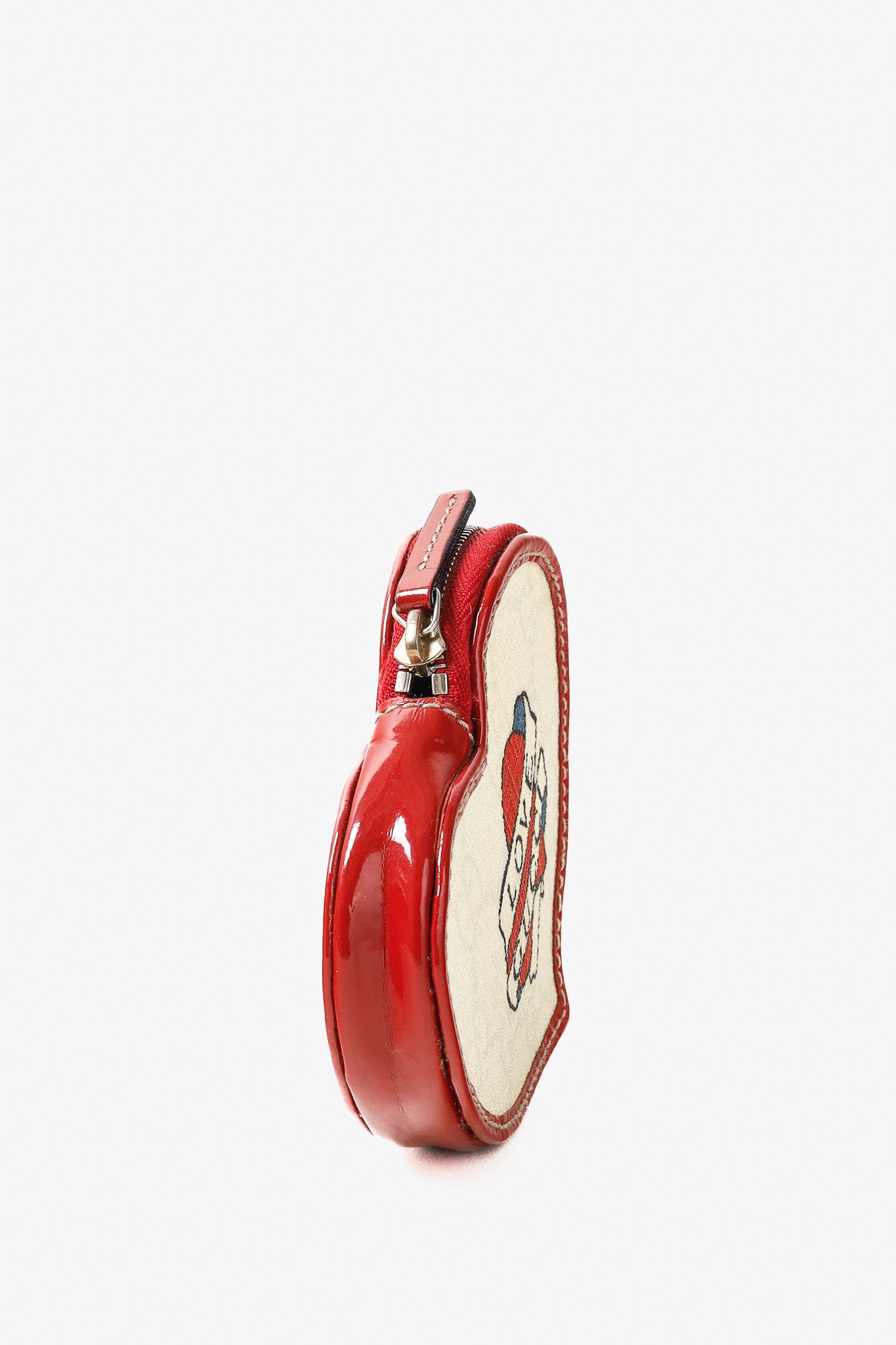 Gucci Gucci "Love Gucci" Tattoo Heart-Shaped Monogram Coin Purse Size ONE SIZE - 2 Thumbnail