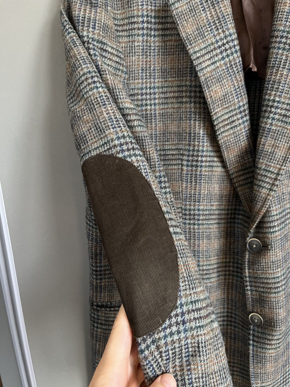 Hackett Hackett Tweed Wool Blazer Size 52L - 4 Thumbnail