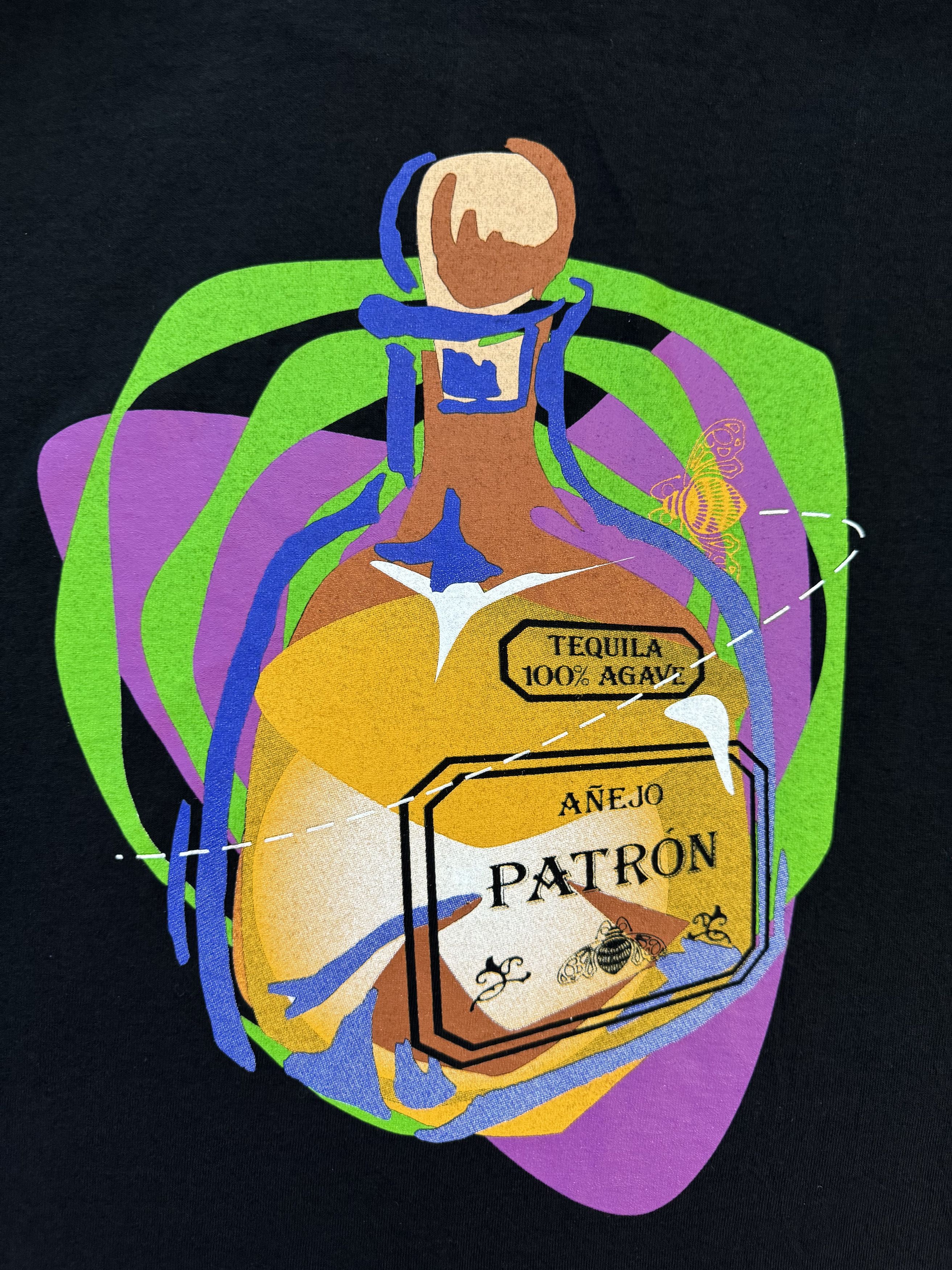 Tultex × Vintage Vintage 90s Patrón Tequila Promo T-shirt Size US XL / EU 56 / 4 - 4 Thumbnail