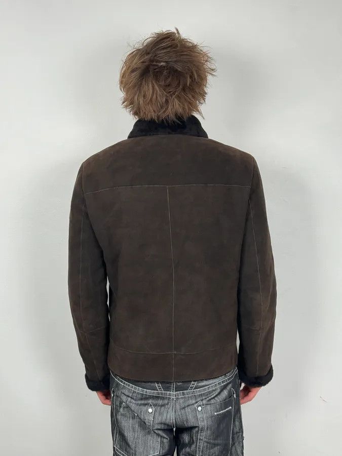 Prada AW2012 Prada Dark Brown Shearling Leather Jacket Size US M / EU 48-50 / 2 - 3 Thumbnail