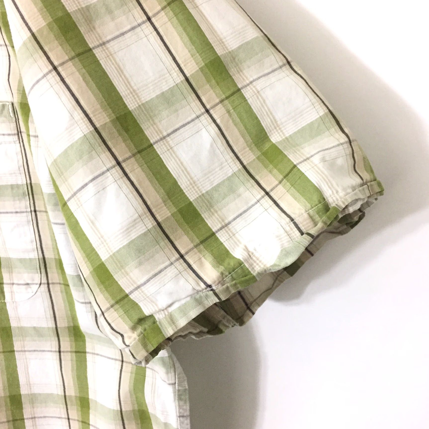 Vintage Cabela's Shirt Men XL Green Plaid Short Sleeve Button-Up Shirt Size US XL / EU 56 / 4 - 4 Thumbnail