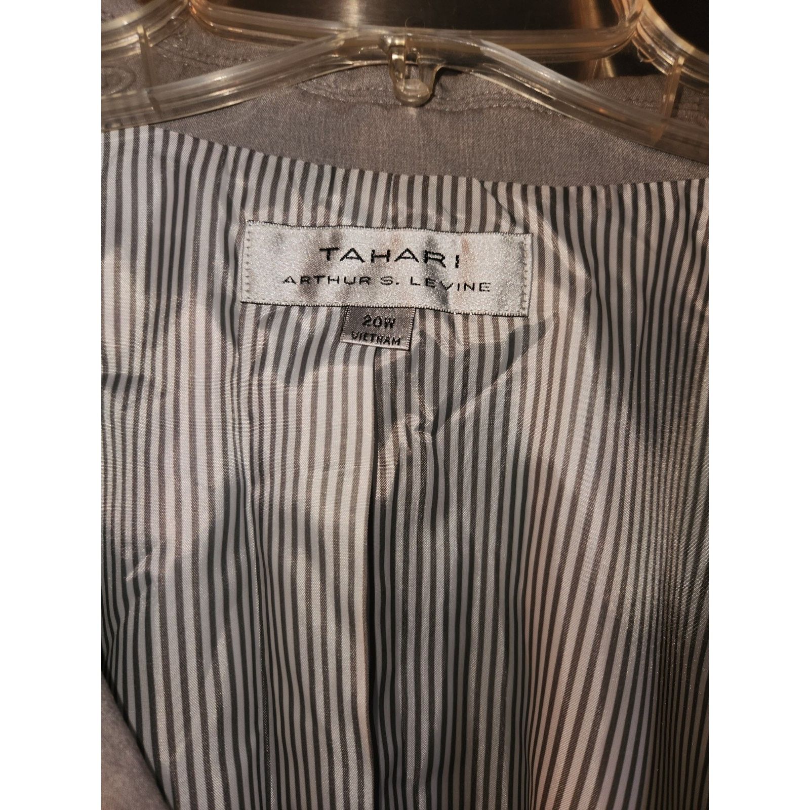 Other NEW! Tahari Arthur S Levine Pant Suit Sz 20 Two Piece Set Size XXL / US 16-18 / IT 52-54 - 2 Thumbnail