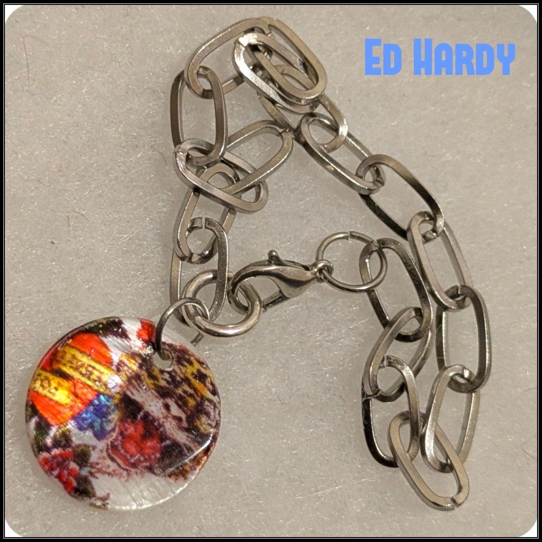 Ed Hardy ED HARDY Eternal Love Tiger Mother of Pearl Charm Bracelet Size ONE SIZE - 3 Thumbnail