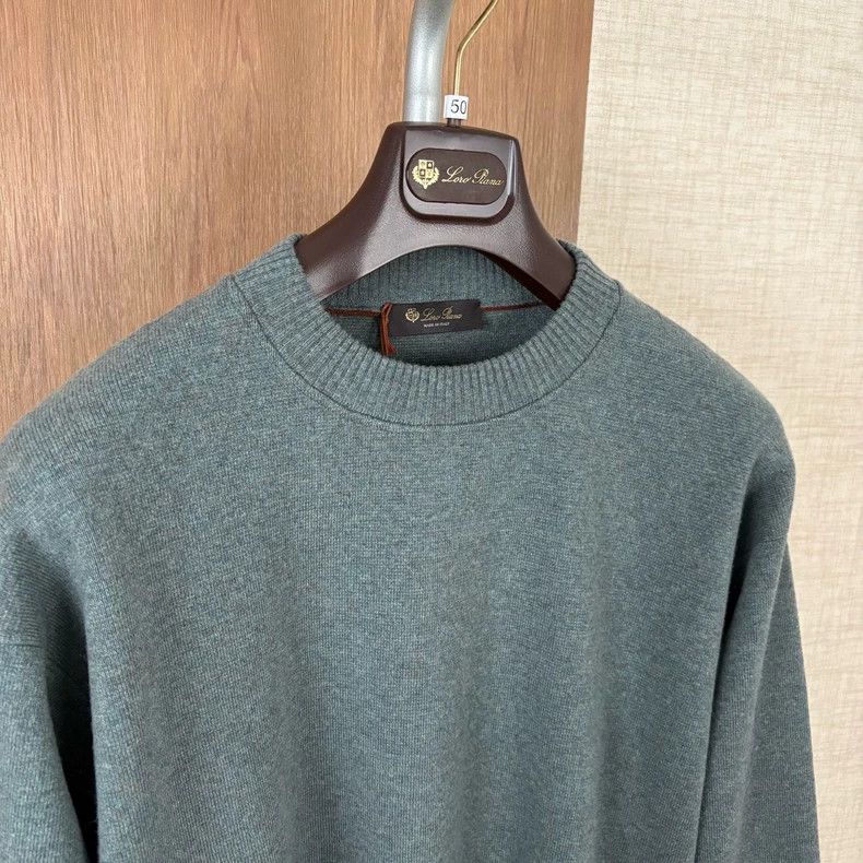 Loro Piana LORO PIANA Winter and autumn men's hoodie sweater 100% cas Size US L / EU 52-54 / 3 - 2 Thumbnail