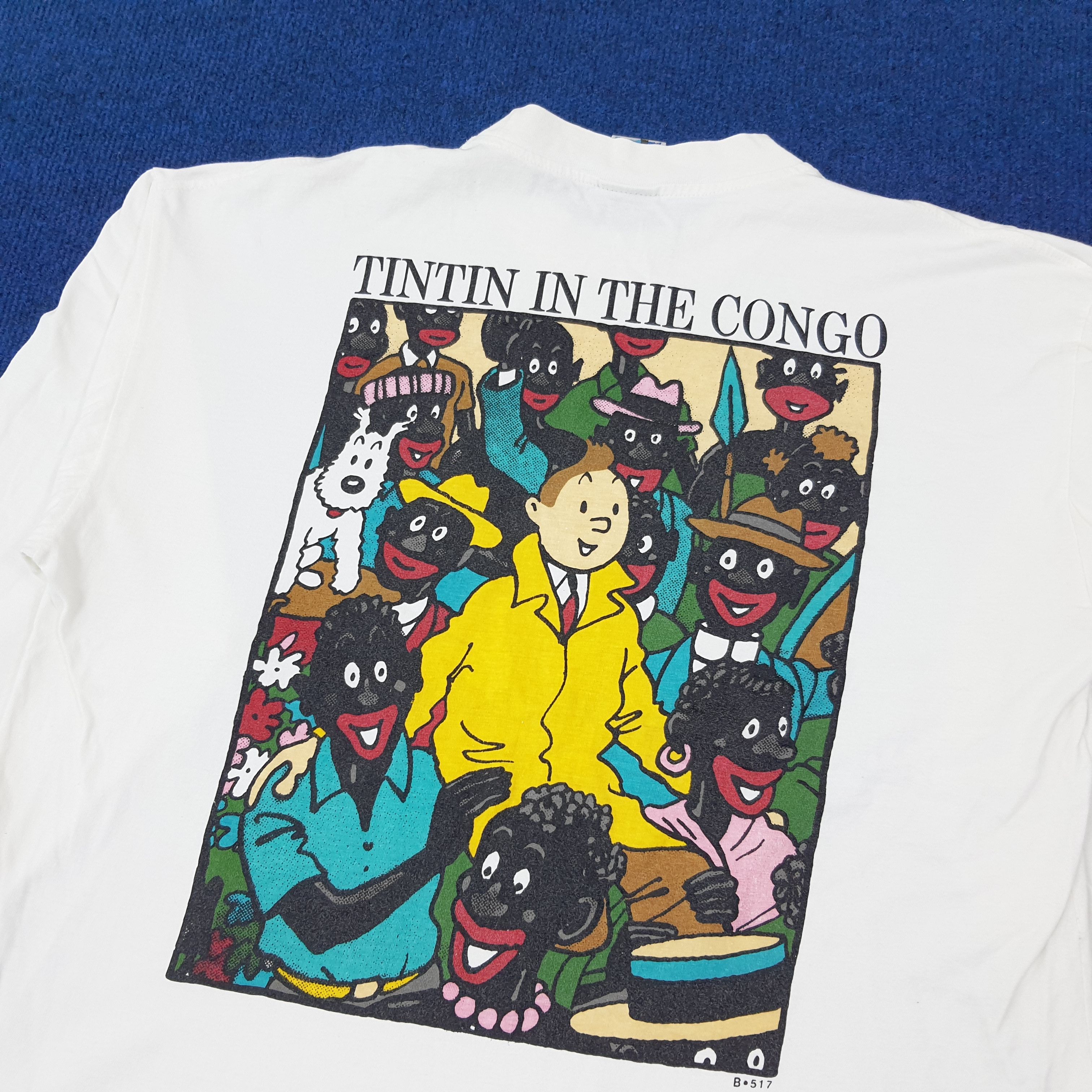 Other Vintage Adventure of TinTin Long Sleeve Tshirt C239N48 Size US L / EU 52-54 / 3 - 2 Thumbnail