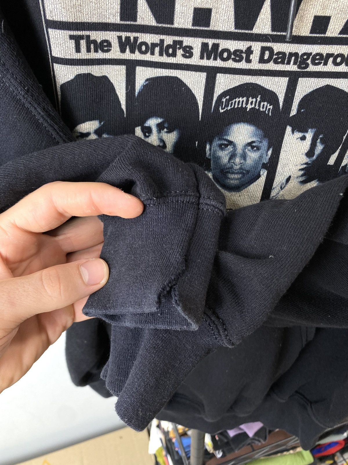 Band Tees Vintage Compton NWA Hoodie Dr Dre Eazy E Yella Ice Cube Size US S / EU 44-46 / 1 - 6 Thumbnail