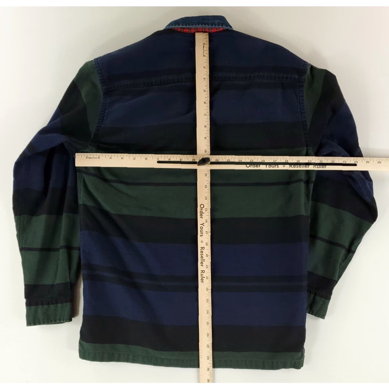 Tommy Hilfiger VINTAGE Tommy Hilfiger Shirt Full Zip VTG 90s Denim Collar Twill Blue Black Mens XL Blue Twilight? Size US XL / EU 56 / 4 - 7 Thumbnail