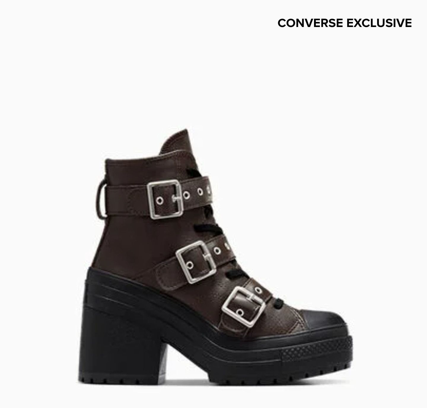 Converse CONVERSE Chuck 70 De Luxe Leather/Buckles High Top, Platform Size US 5.5 / IT 35.5 - 14 Thumbnail