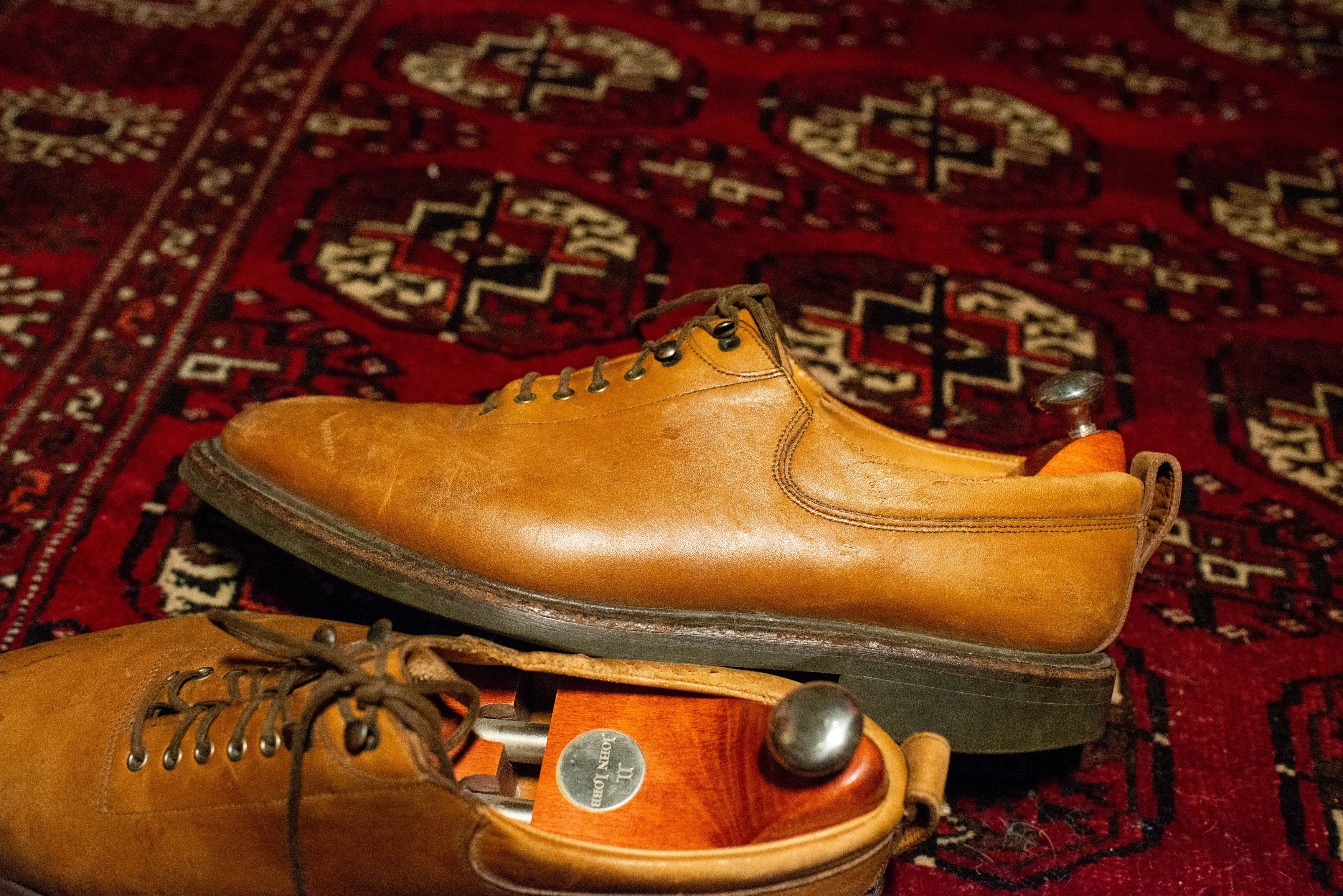 John Lobb John Lobb Almond Toed Derby Shoes w/ Trees Size US 10.5 / EU 43-44 - 6 Thumbnail